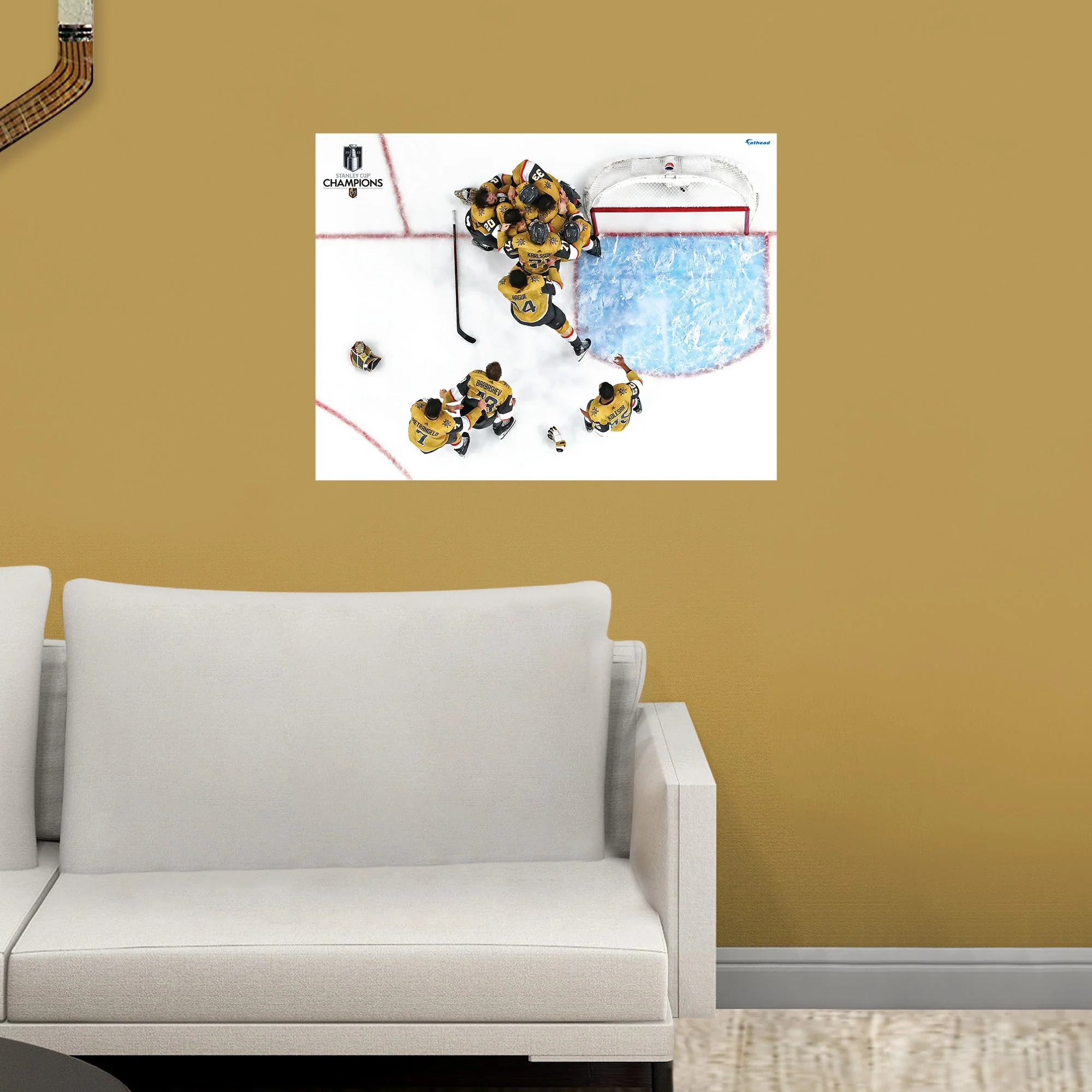 2023 Champions Celebration - Peel & Stick Poster - Official NHL - Vegas Golden Knights - Reusable Vinyl Wall Decal - Image 5