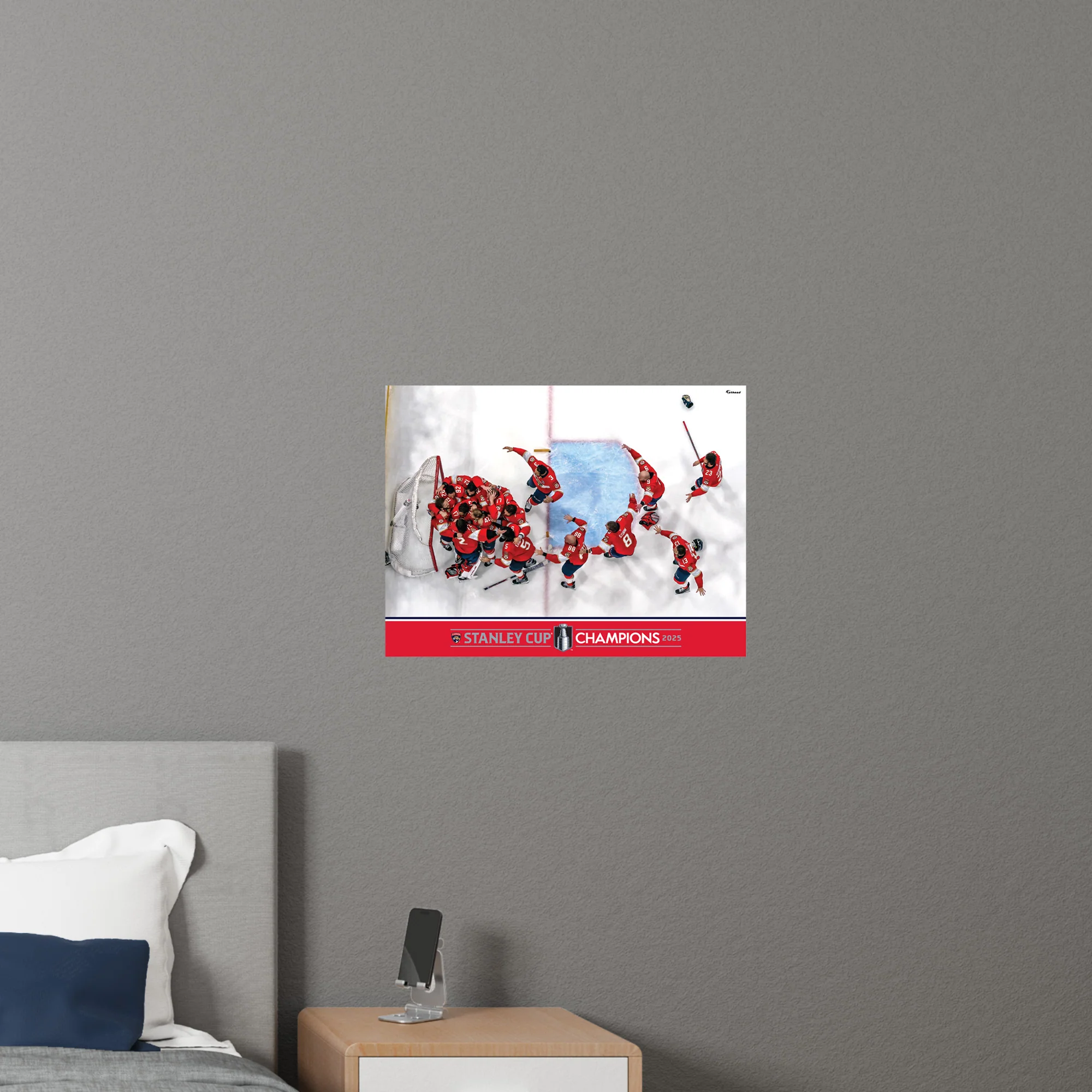 2025 Stanley Cup Champions - Peel & Stick Poster - Official NHL - Florida Panthers - Reusable Vinyl Wall Decal - Image 7