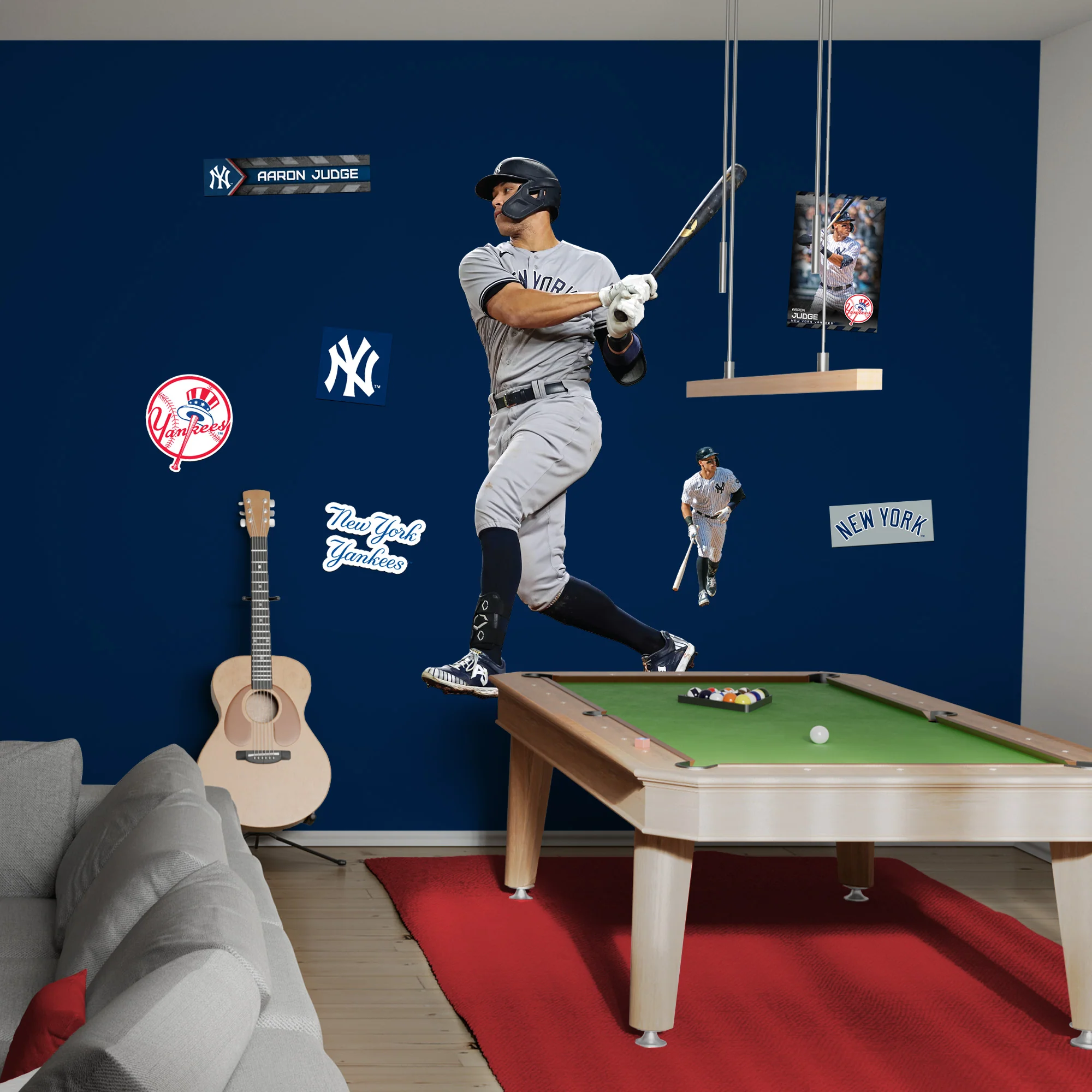 Aaron Judge - RealBig Empire State Swing Collection - Official MLB - New York Yankees - Reusable Vinyl Wall Decals - Image 3