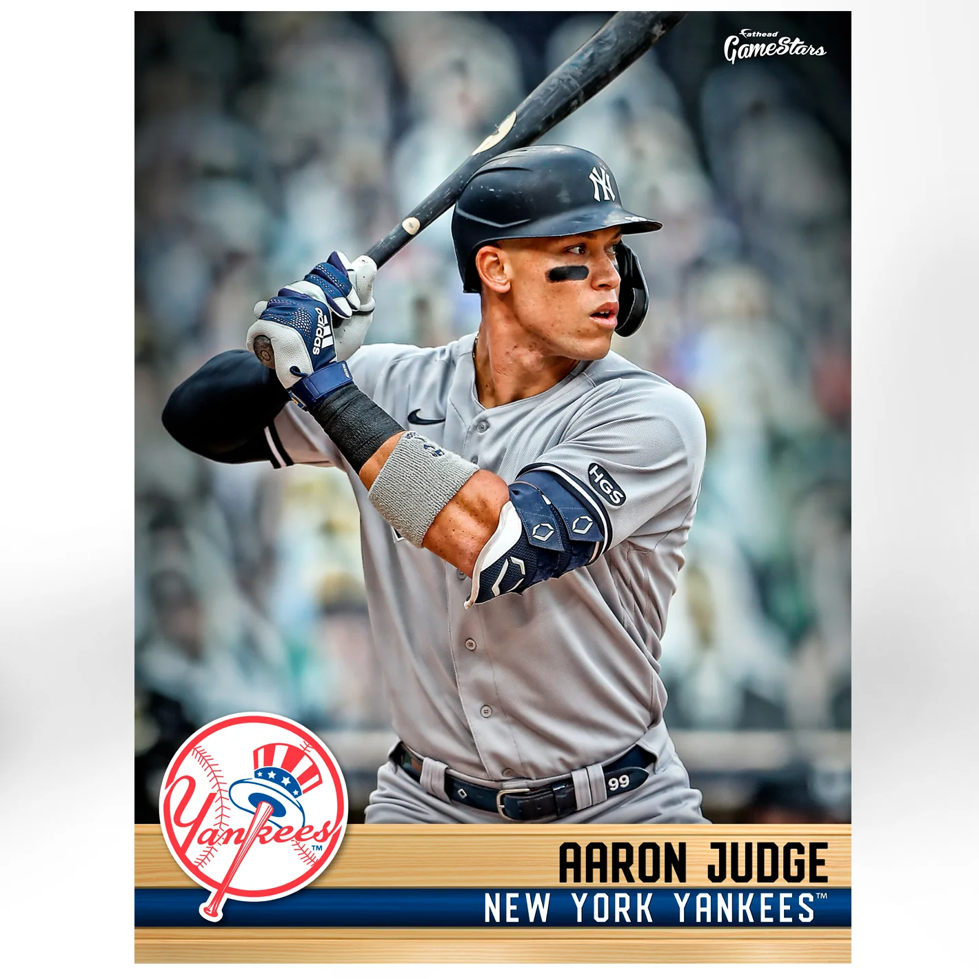 Aaron Judge - GameStars Series - Peel & Stick Poster - Official MLB - New York Yankees - Reusable Vinyl Wall Decal - Image 3