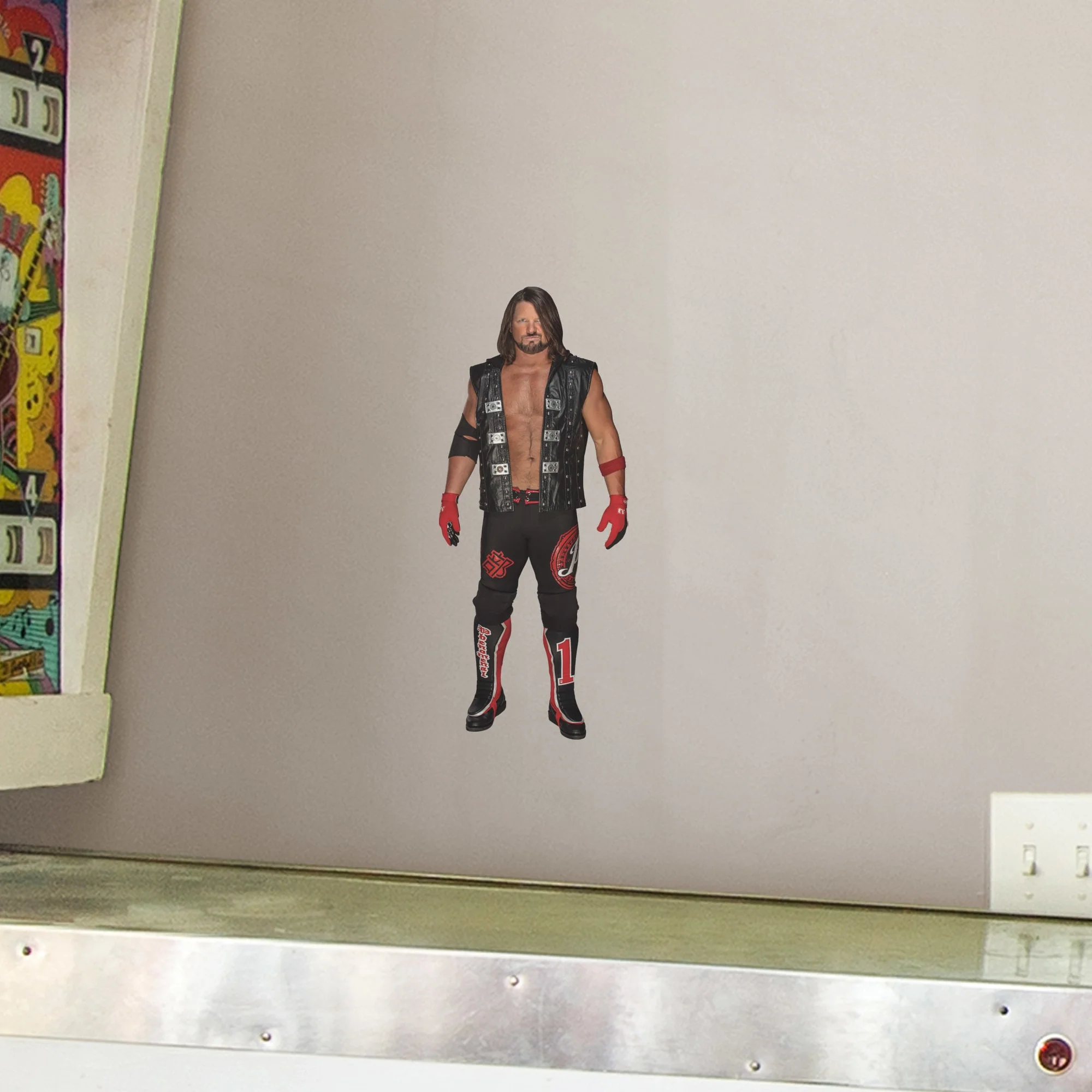 AJ Styles - RealBig Collection - Official WWE - Reusable Vinyl Wall Decals #1 - Image 3