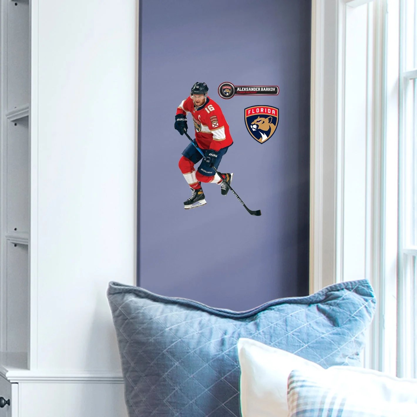 Aleksander Barkov - RealBig Collection - Official NHL - Florida Panthers - Reusable Vinyl Wall Decals #2 - Image 4