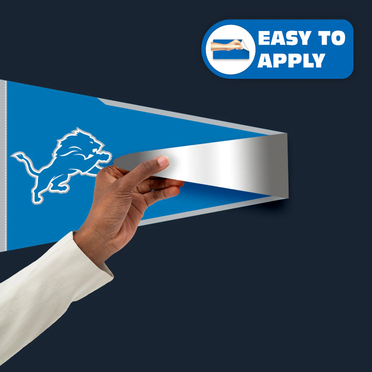 Amon-Ra St. Brown - RealBig Collection - Official NFL - Detroit Lions - Reusable Vinyl Wall Decals #2 - Image 4