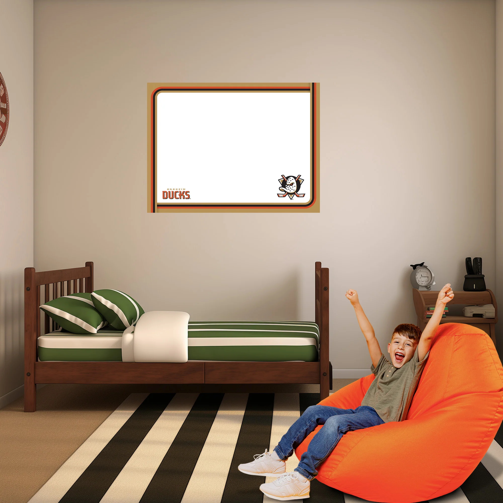 Anaheim Ducks - Dry Erase Whiteboard - Official NHL - Reusable Vinyl Wall Decal #2 - Image 3