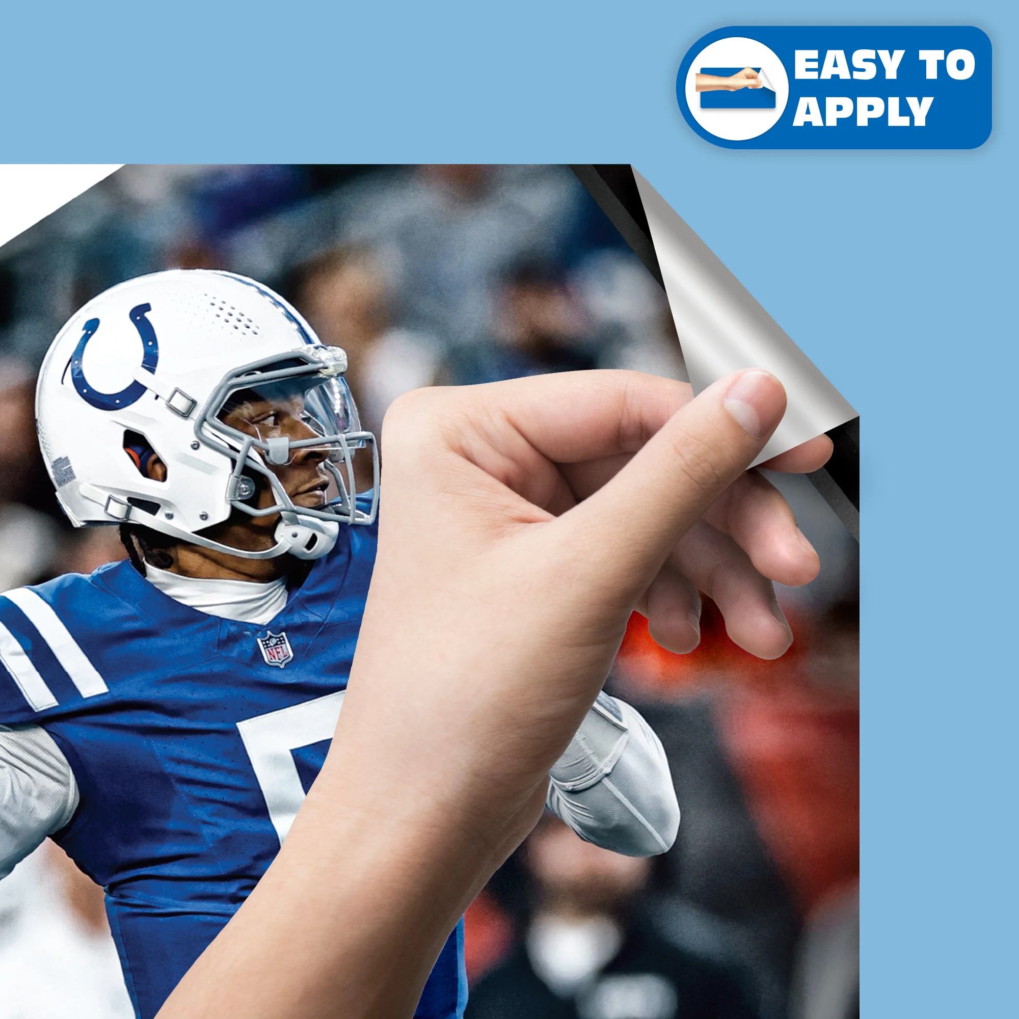 Anthony Richardson - RealBig Collection - Official NFL - Indianapolis Colts - Reusable Vinyl Wall Decals #2 - Image 4