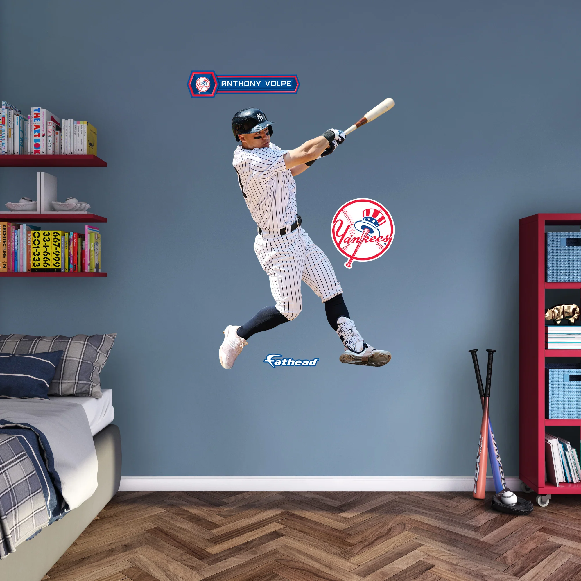 Anthony Volpe - RealBig Collection - Official MLB - New York Yankees - Reusable Vinyl Wall Decals #2 - Image 5