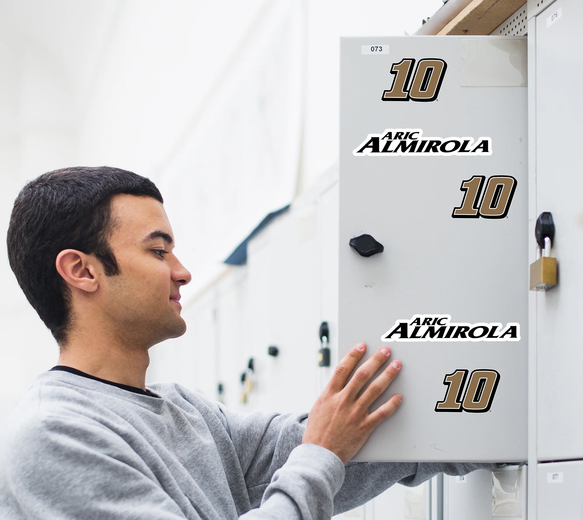 Aric Almirola #10 - 5 Logo Minis (Mixed Sizes) - Official NASCAR - Reusable Vinyl Decals - Image 3