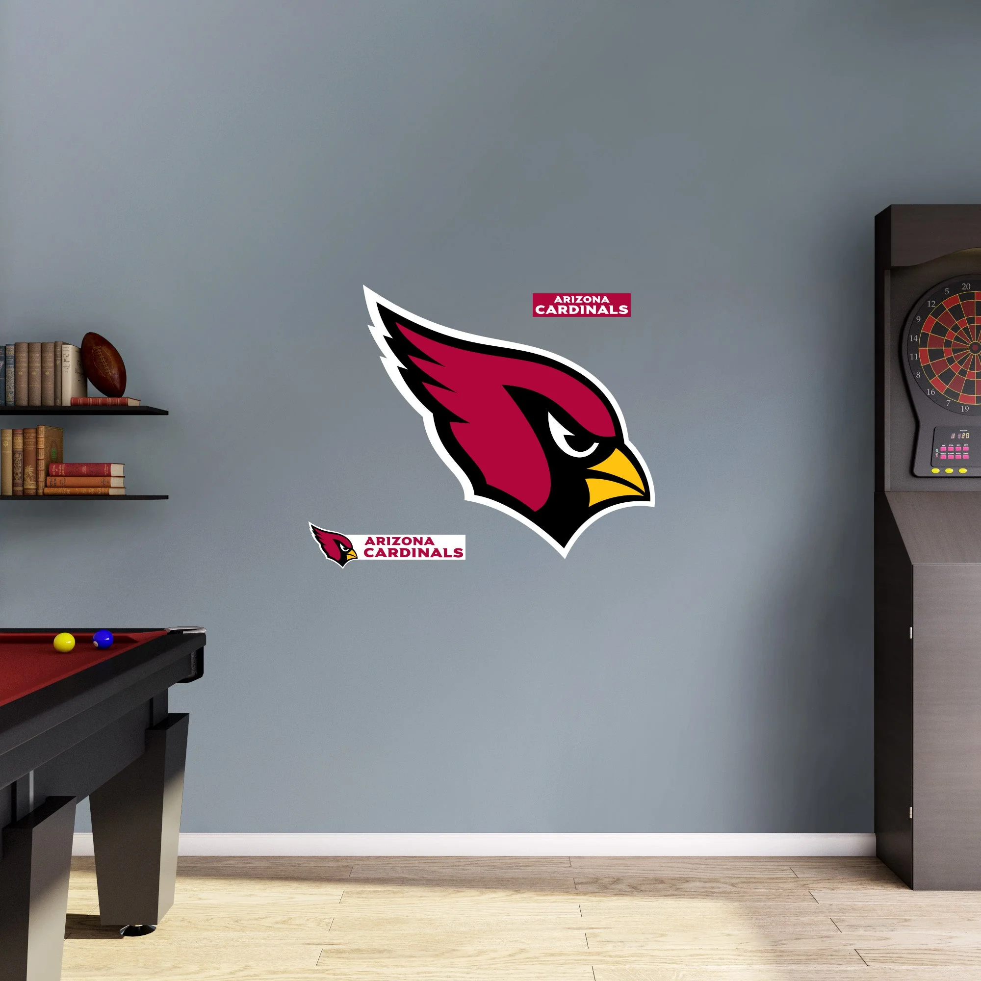 Arizona Cardinals - RealBig Logo Collection - Official NFL - Reusable Vinyl Wall Decals - Image 4