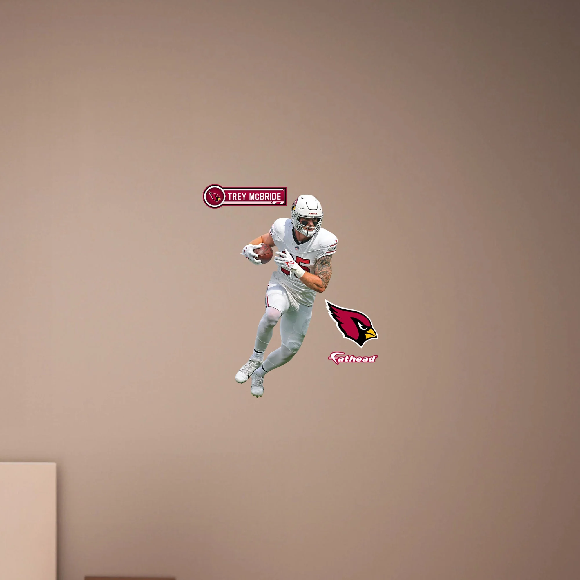 Trey McBride - RealBig Collection - Official NFL - Arizona Cardinals - Reusable Vinyl Wall Decals - Image 8