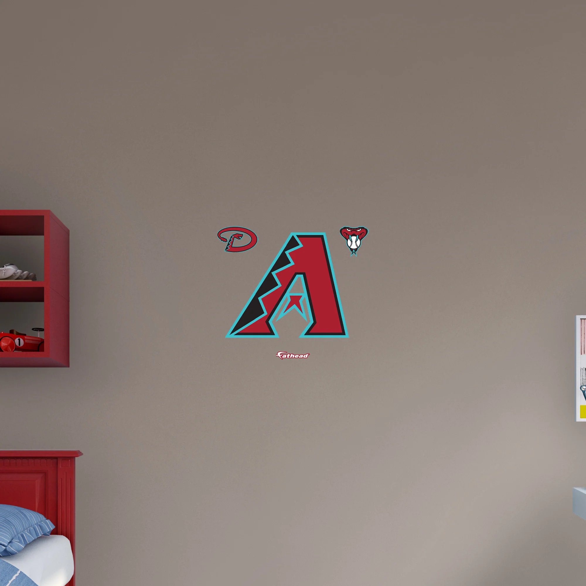 Arizona Diamondbacks - RealBig Logo Collection - Official MLB - Reusable Vinyl Wall Decals - Image 7