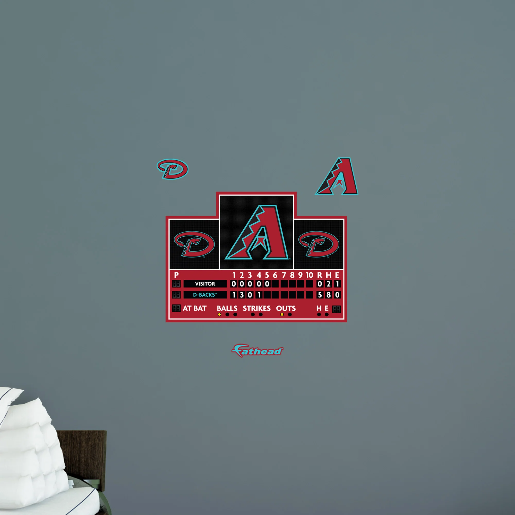 Arizona Diamondbacks - RealBig Scoreboard Collection - Official MLB - Reusable Vinyl Wall Decals - Image 7