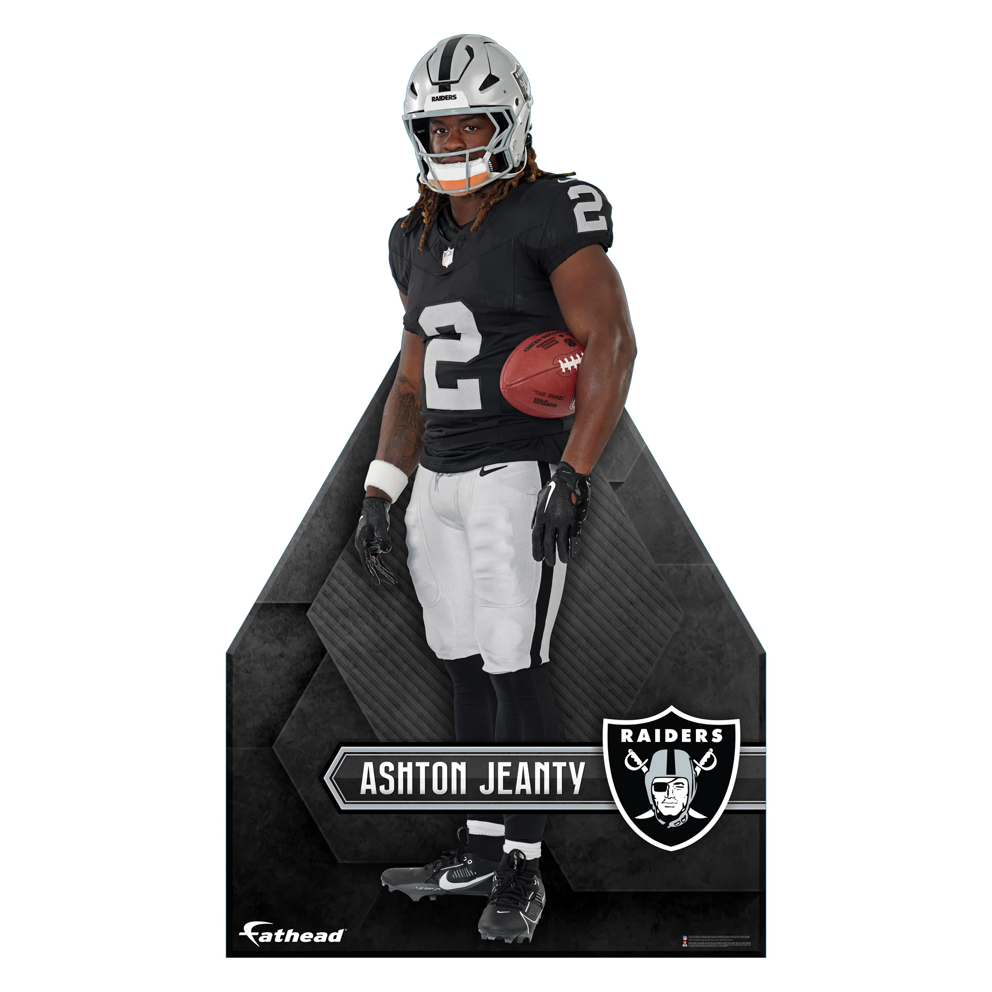 Ashton Jeanty - Rookie Premiere - Life-Size Stand Out - Official NFL - Las Vegas Raiders - Foam Core Cutout - Image 2