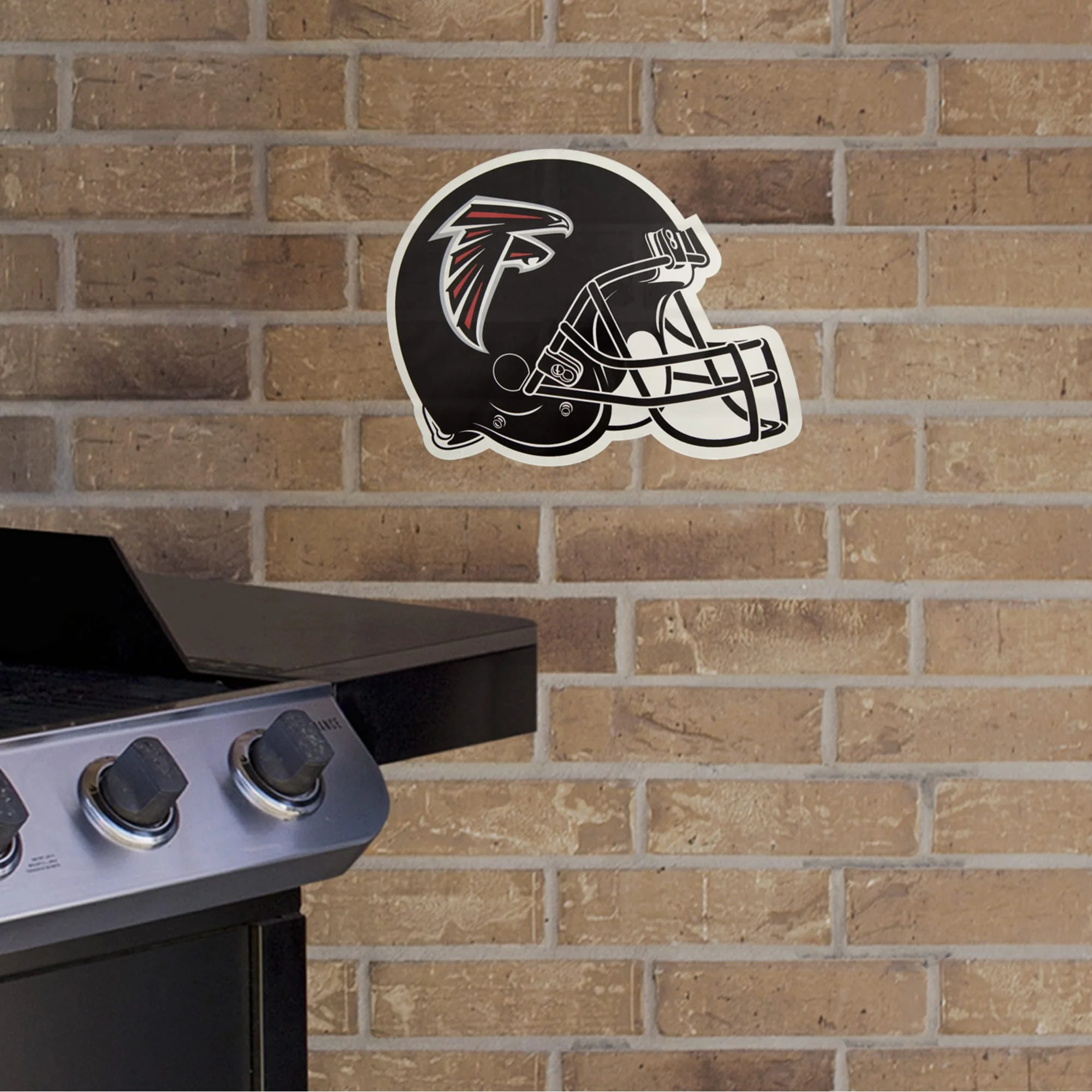 Atlanta Falcons - Helmet - Outdoor Wall Decals - Official NFL - Scratch Resistant Alumigraphics Smooth #1 - Image 2