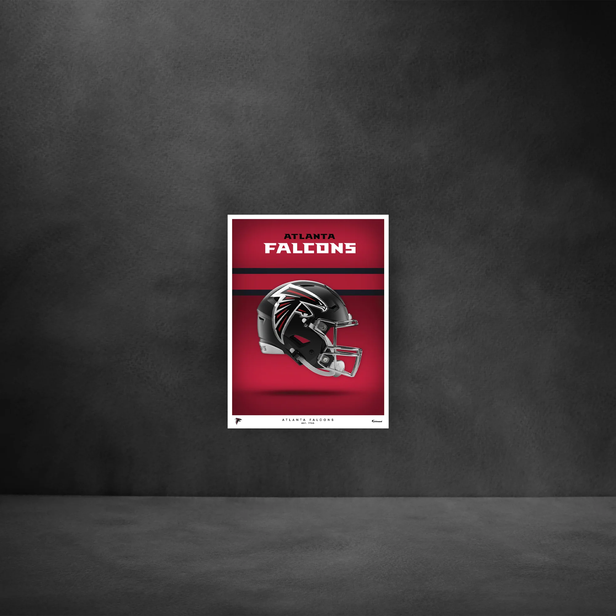 Atlanta Falcons - Helmet Series - Peel & Stick Poster - Official NFL - Reusable Vinyl Wall Decal - Image 7
