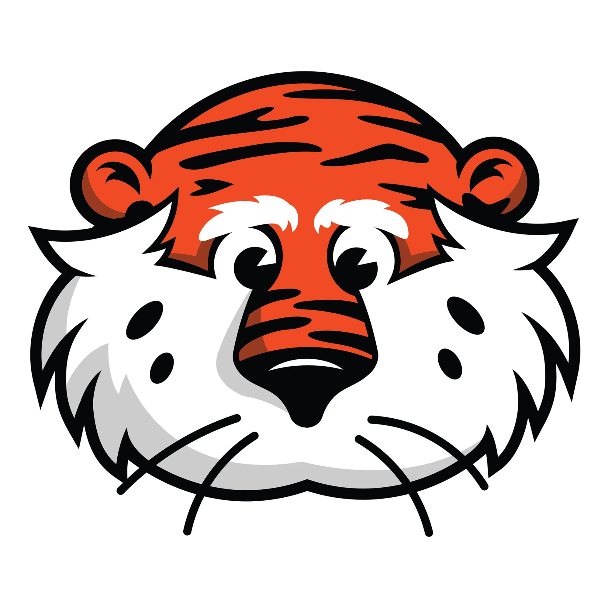Aubie - Illustrated Mascot Big Head - Official NCAA - Auburn Tigers - Foam Core Cutout - Image 2