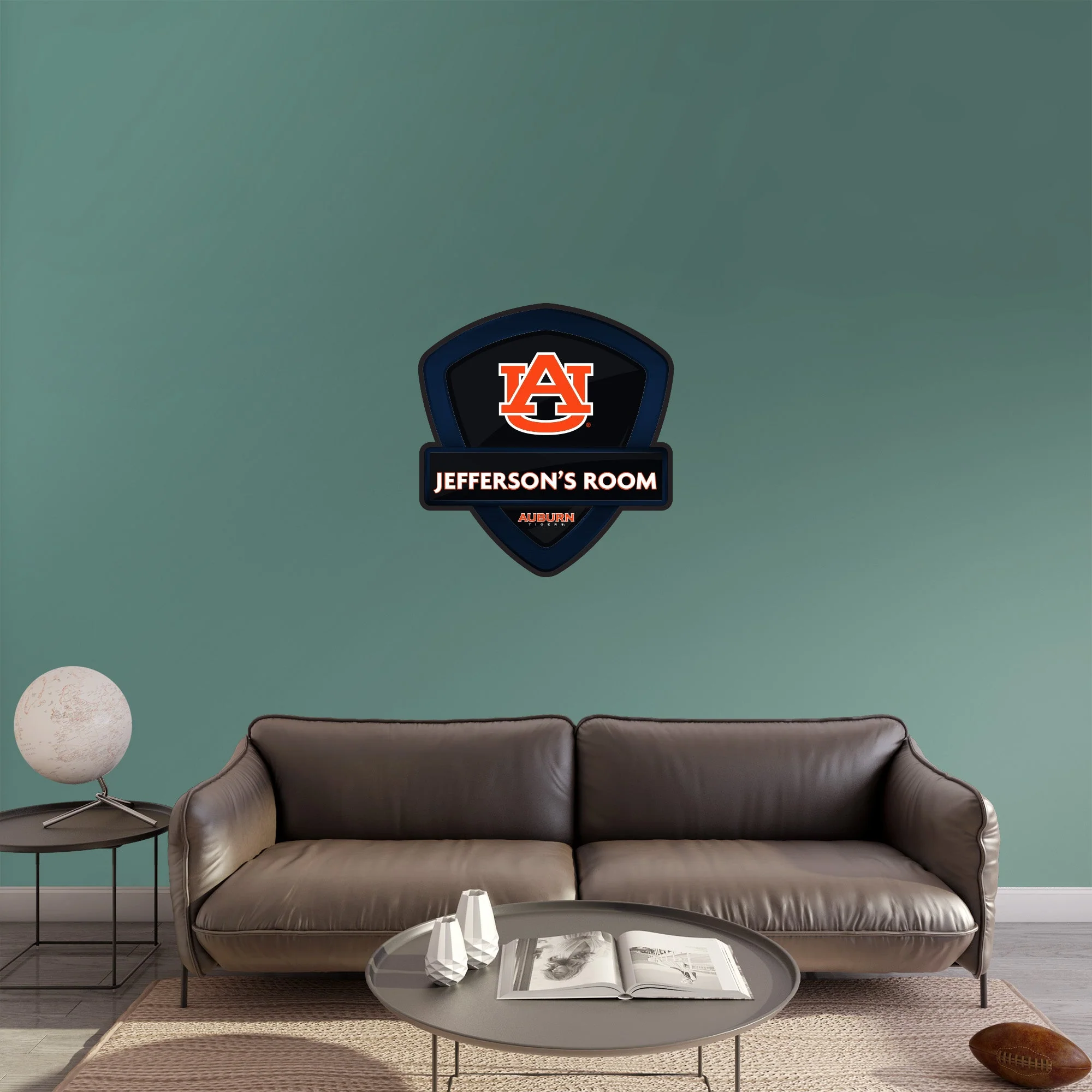 Auburn Tigers - Badge - With Personalized Name - Official NCAA - Vinyl Transfer Decal - Image 4