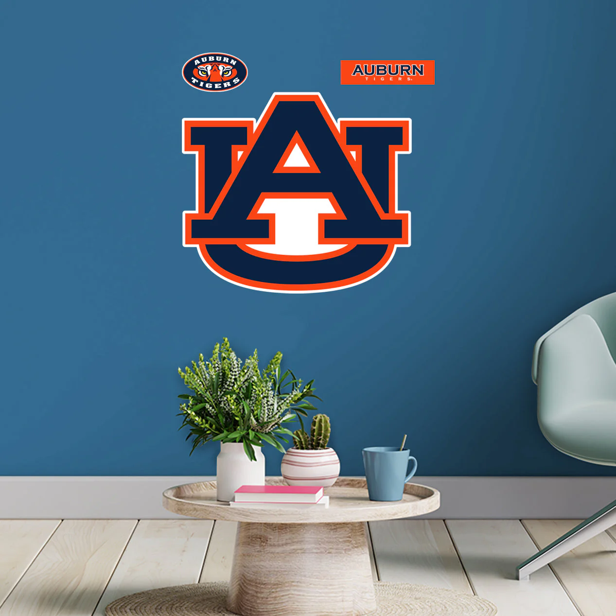 Auburn Tigers - RealBig Logo Collection - Official NCAA - Reusable Vinyl Wall Decals - Image 4
