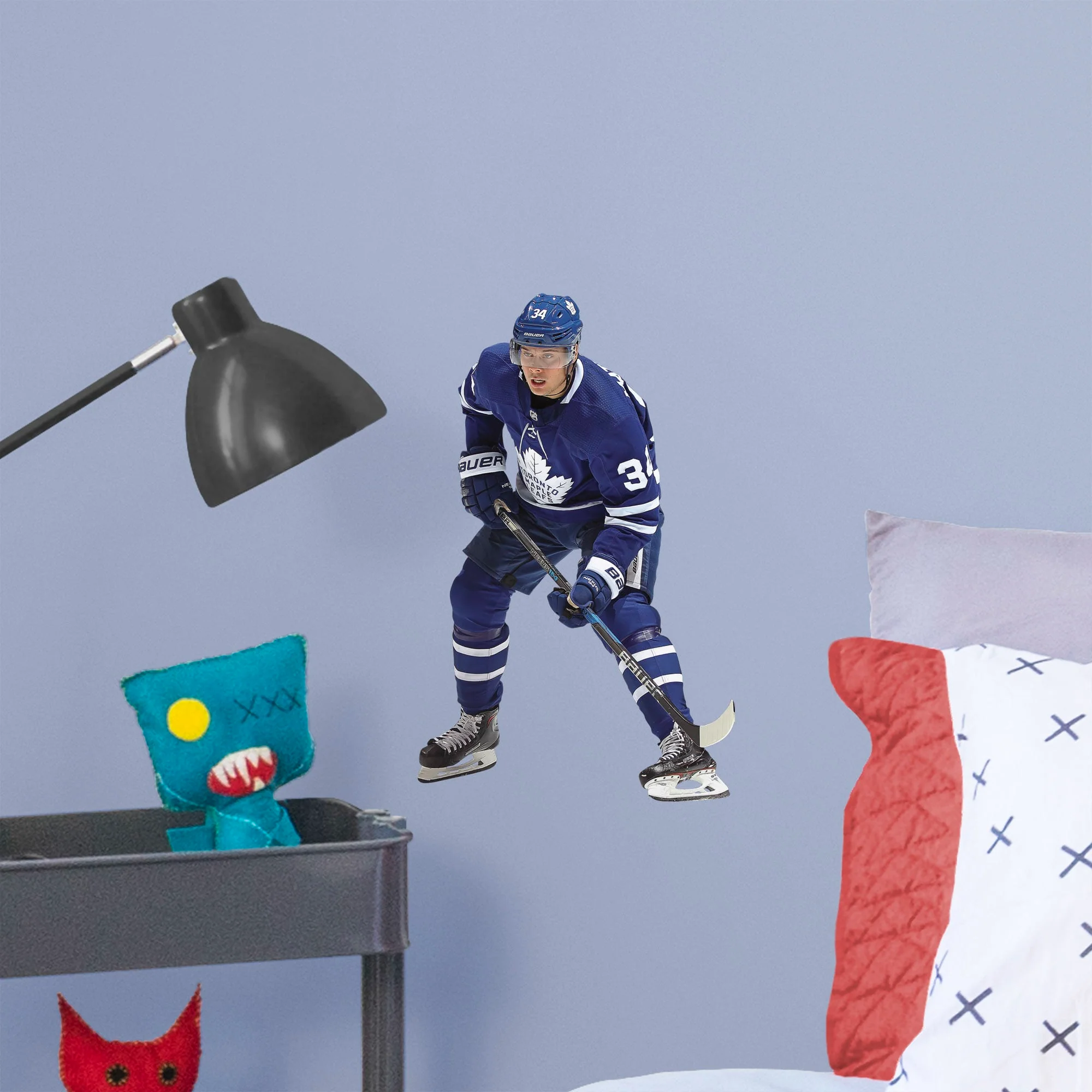 Auston Matthews - RealBig Collection - Official NHL - Toronto Maple Leafs - Reusable Vinyl Wall Decals #3 - Image 3