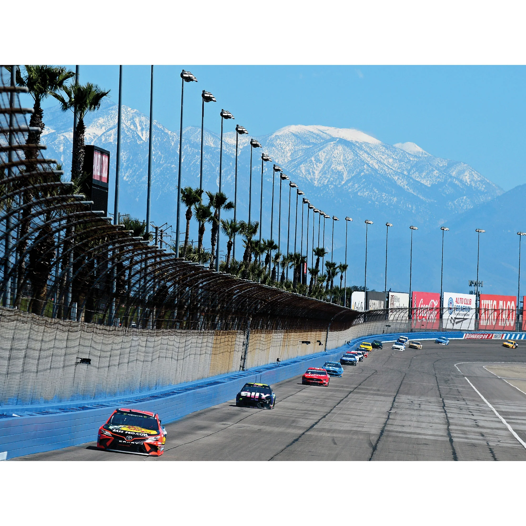 Auto Club Speedway - Peel & Stick Poster - Official NASCAR - Reusable Vinyl Wall Decal - Image 3