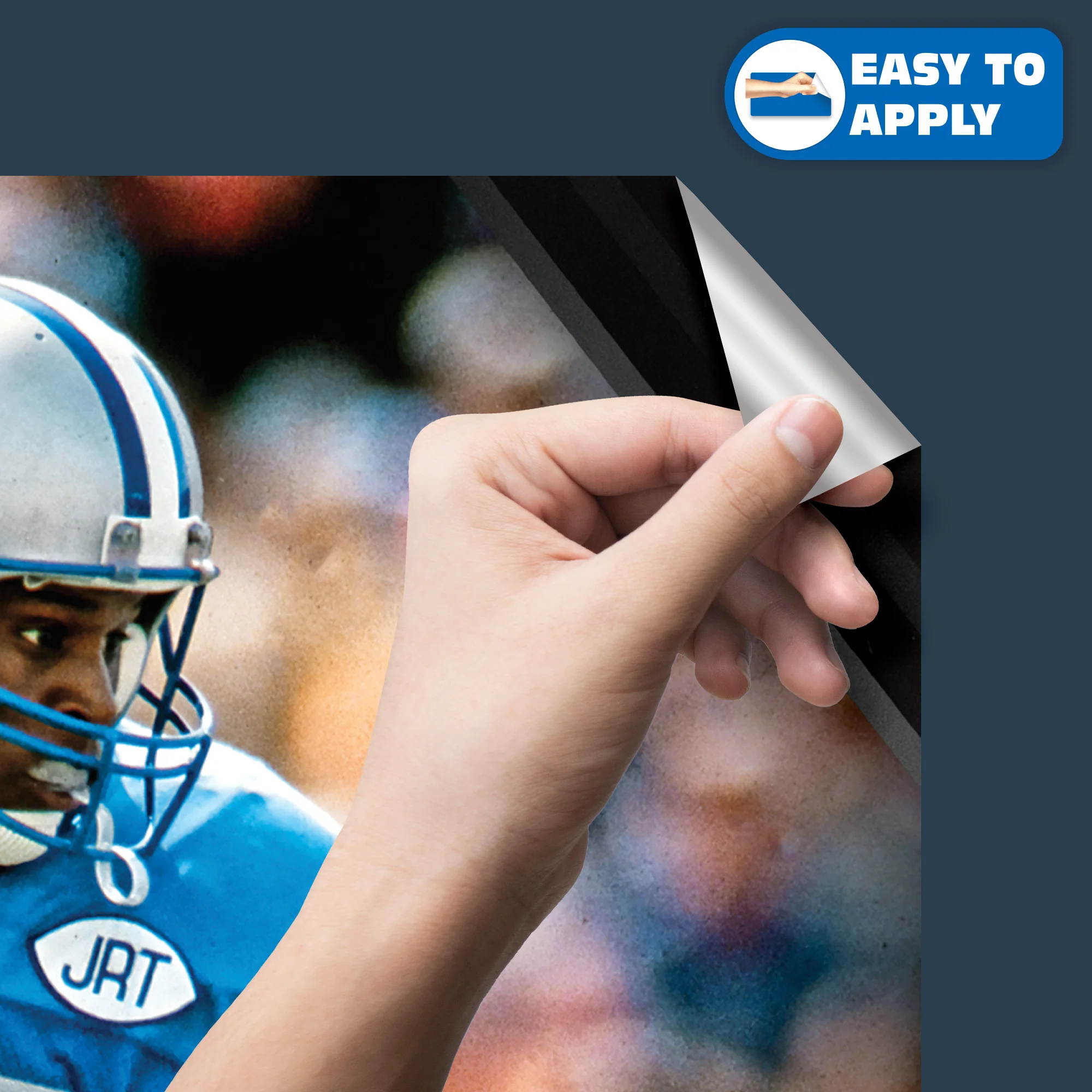Barry Sanders - RealBig Away Jersey Legend Collection - Official NFL - Detroit Lions - Reusable Vinyl Wall Decals - Image 4