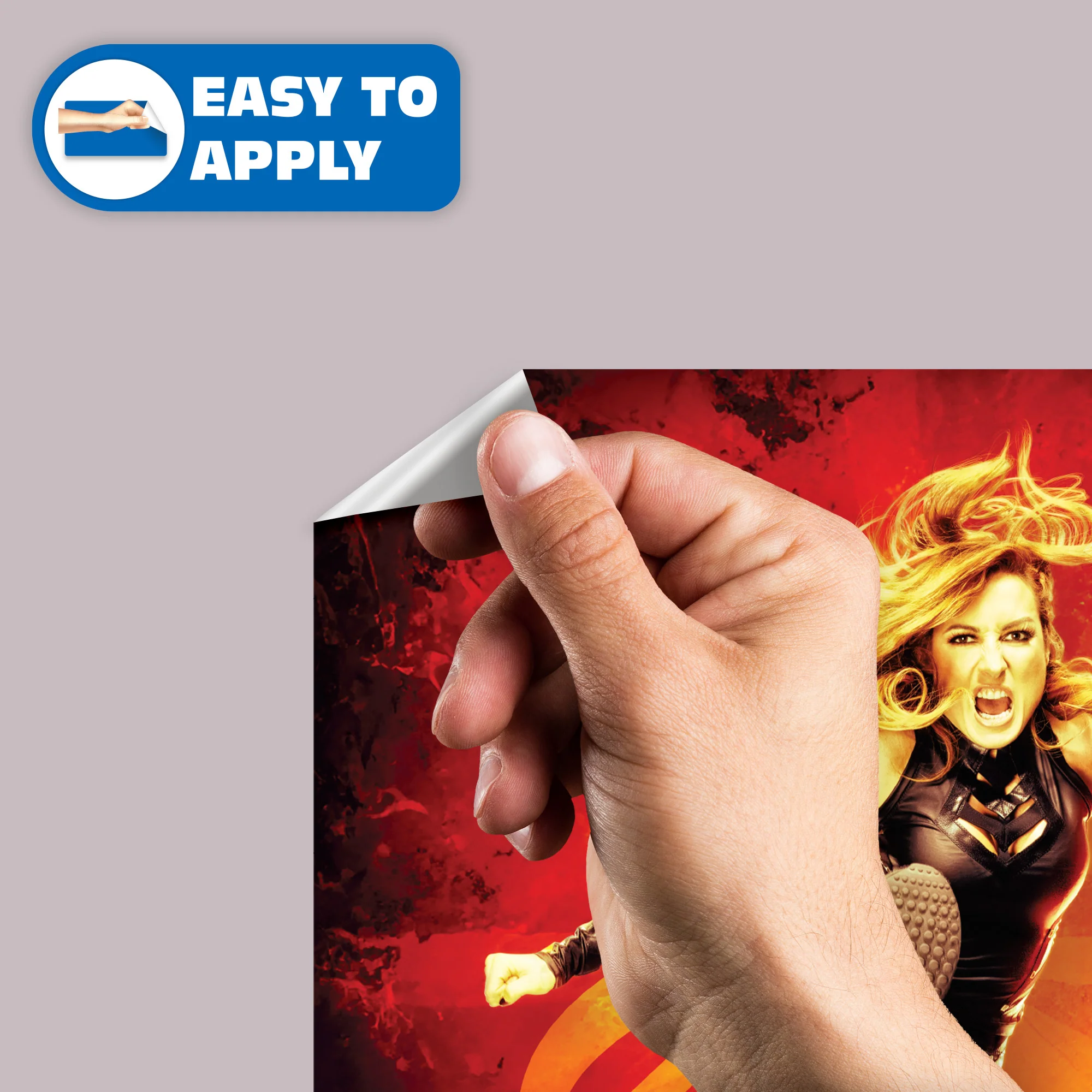 Becky Lynch - RealBig Collection - Official WWE - Reusable Vinyl Wall Decals #2 - Image 4