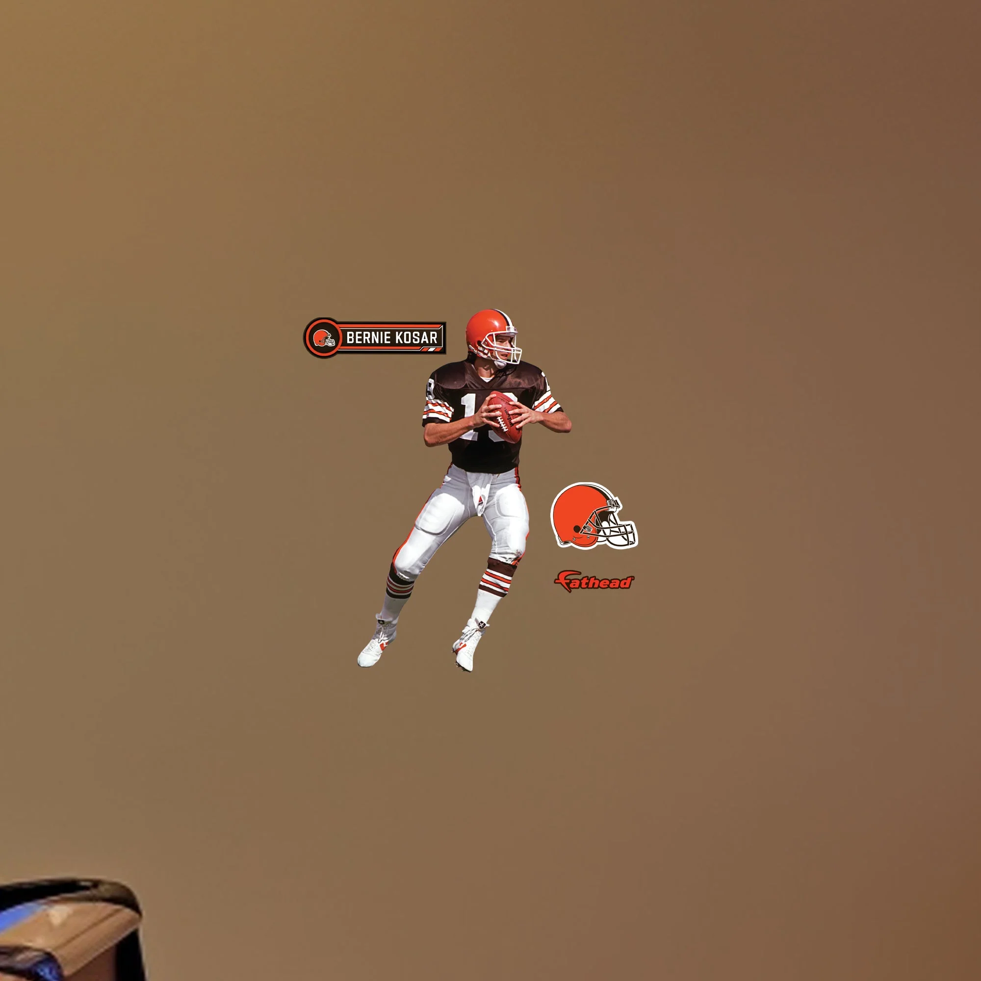 Bernie Kosar - RealBig Legend Collection - Official NFL - Cleveland Browns - Reusable Vinyl Wall Decals - Image 7