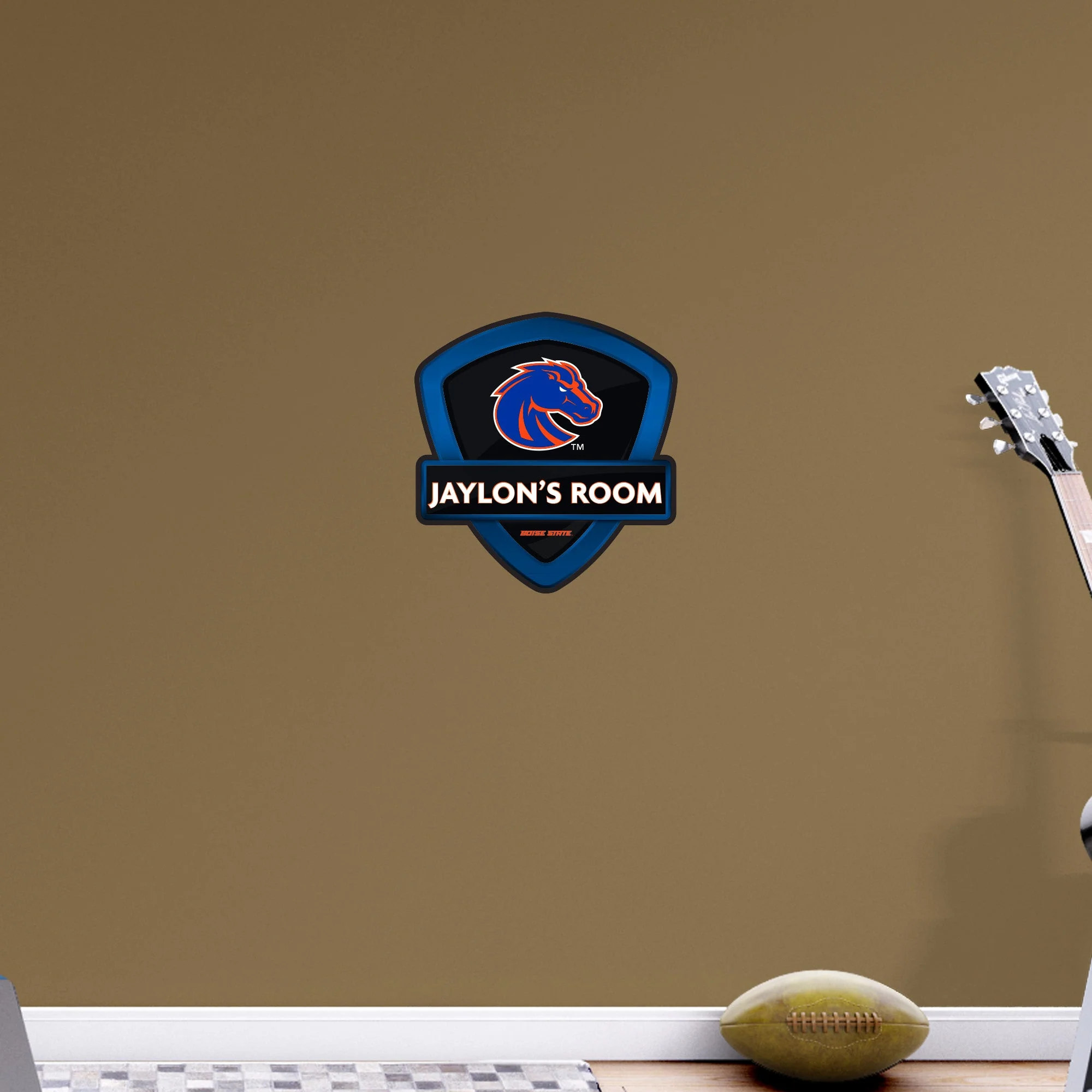Boise State Broncos - Badge - With Personalized Name - Official NCAA - Vinyl Transfer Decal - Image 5