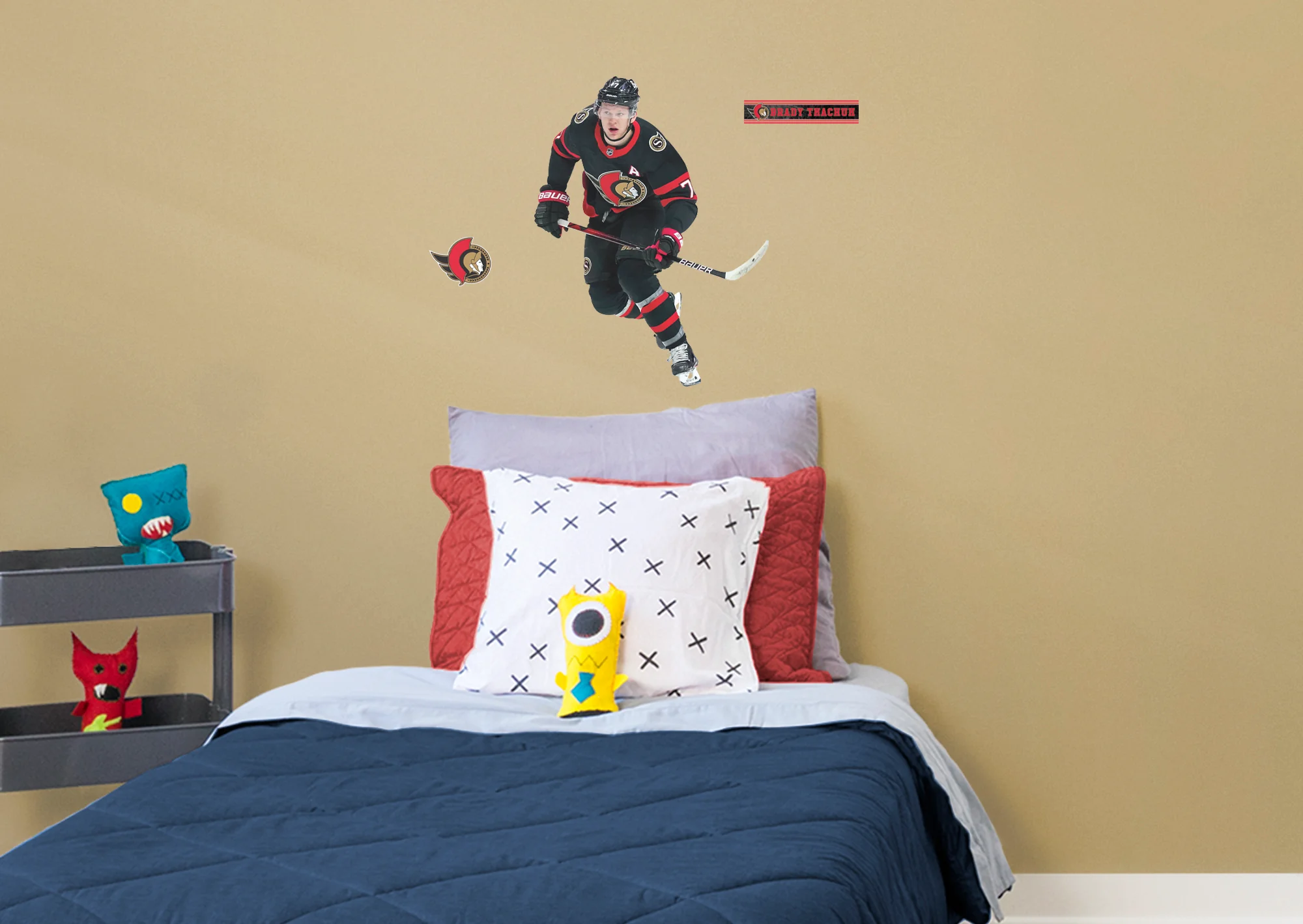 Brady Tkachuk - RealBig Collection - Official NHL - Ottawa Senators - Reusable Vinyl Wall Decals #2 - Image 3