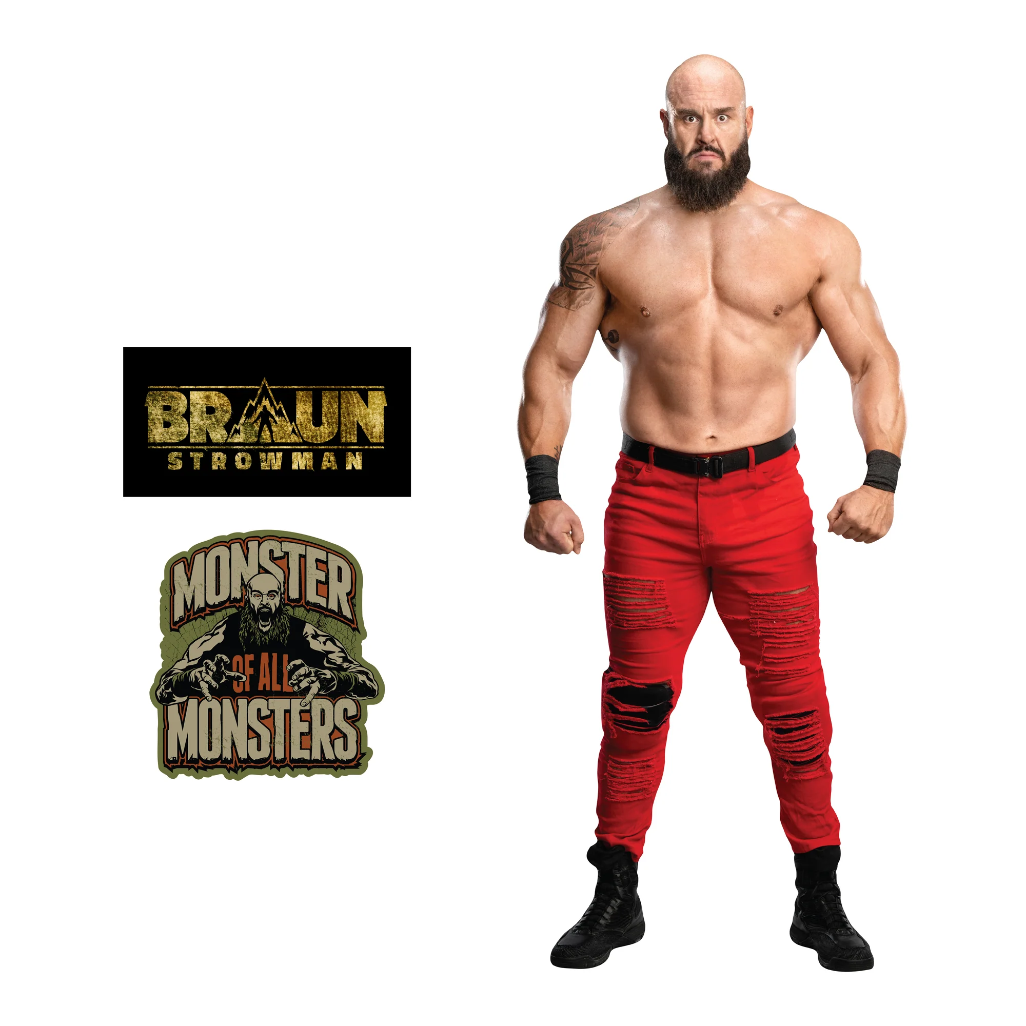 Braun Strowman - RealBig Collection - Official WWE - Reusable Vinyl Wall Decals #2 - Image 7