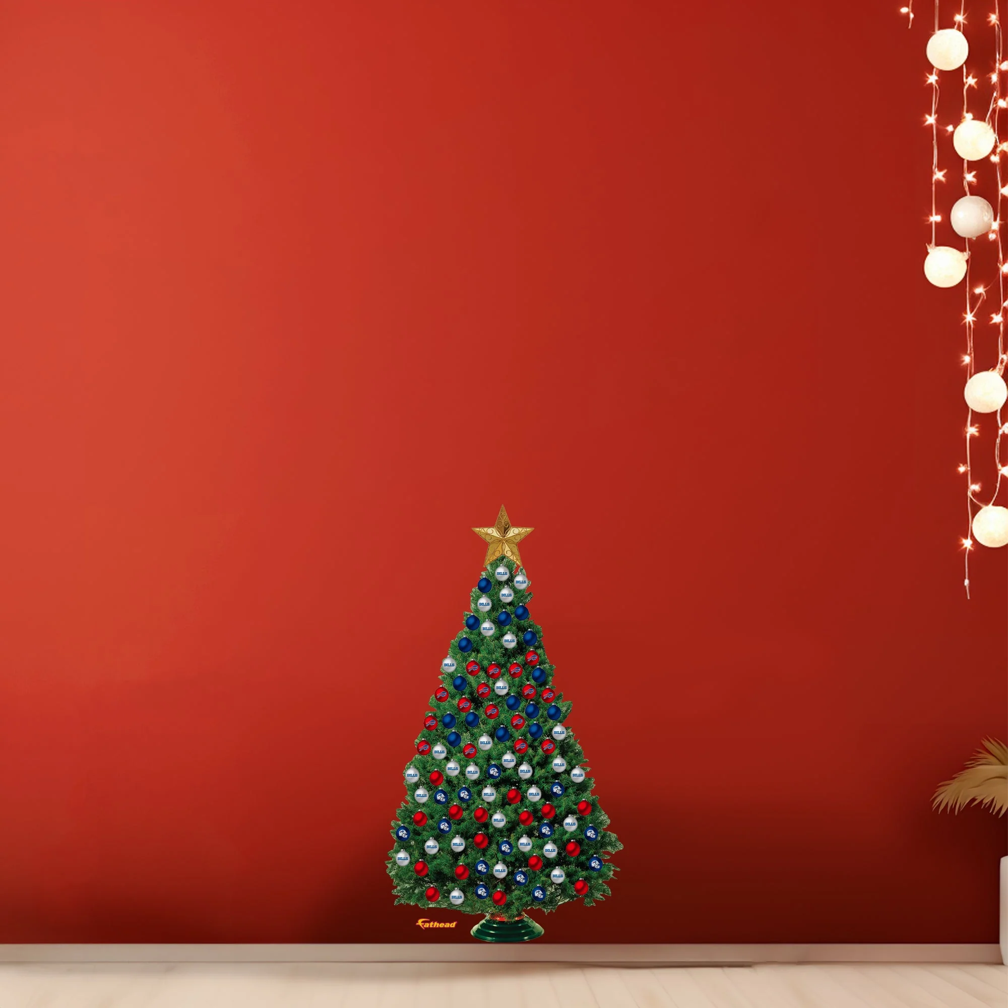 Buffalo Bills - Decorate Your Own Christmas Tree - Official NFL - Reusable Vinyl Wall Decals - Image 3