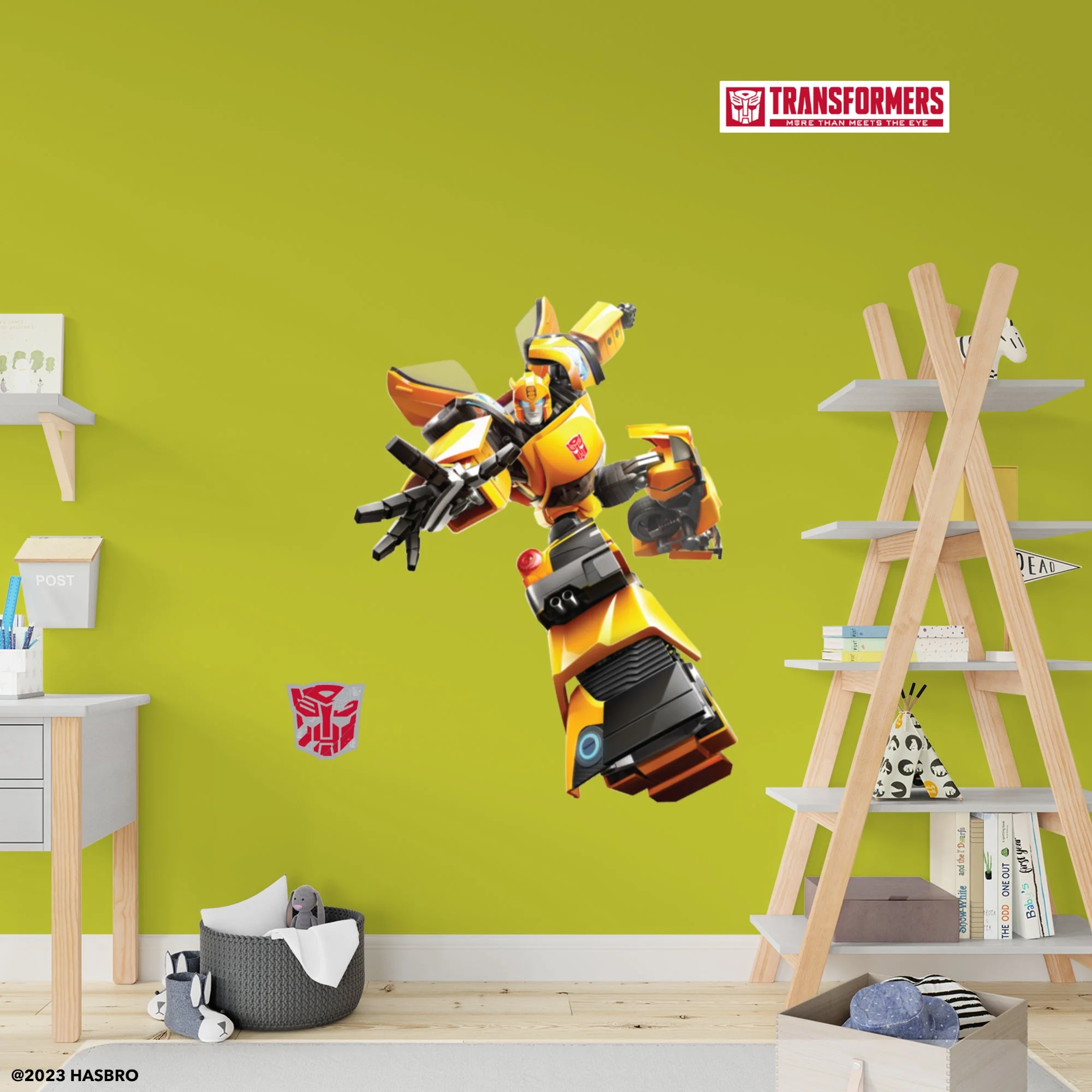 Bumblebee - Transformers - RealBig Collection - Official Hasbro - Reusable Vinyl Wall Decals - Image 6