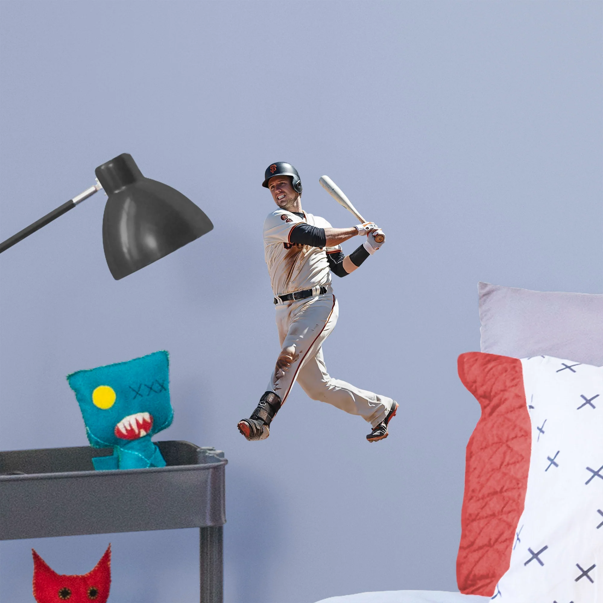Buster Posey - RealBig Collection - Official MLB - San Francisco Giants - Reusable Vinyl Wall Decals #2 - Image 4
