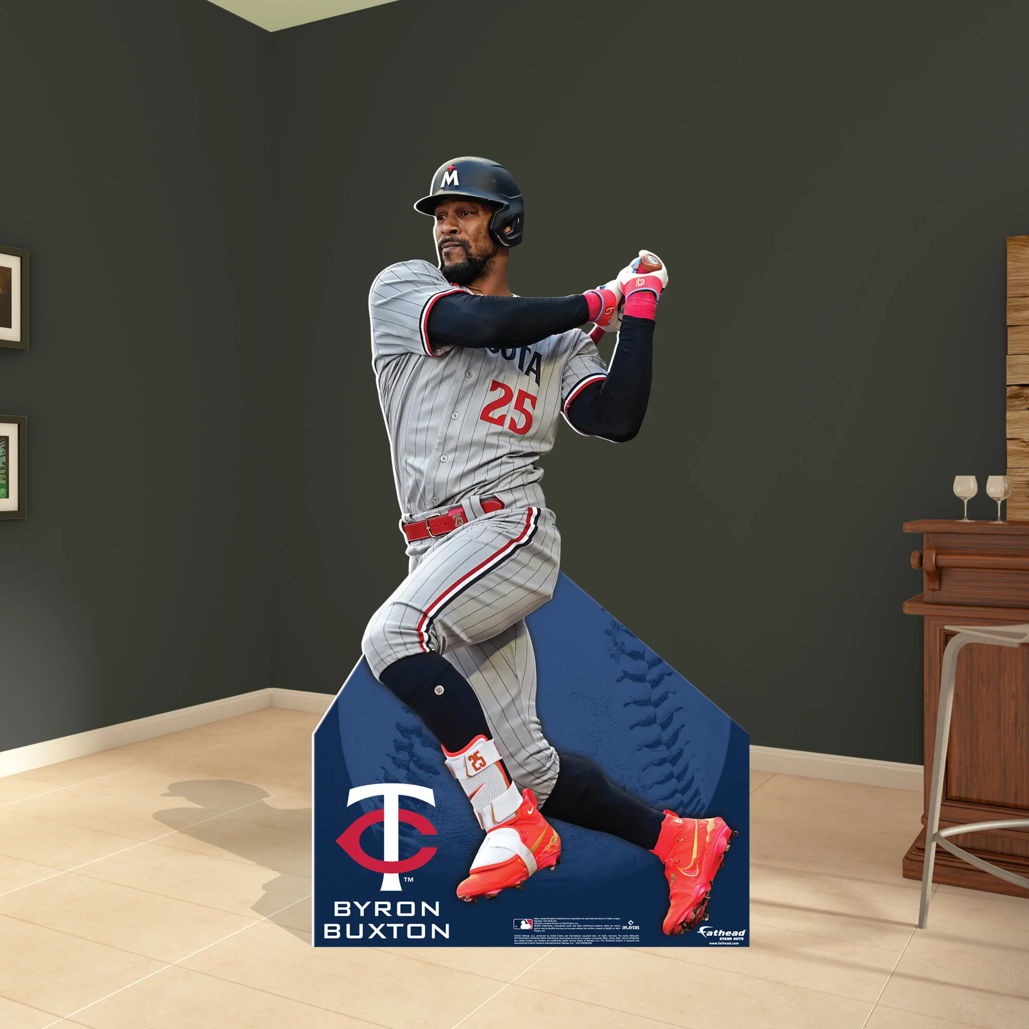 Byron Buxton - Life-Size Stand Out - Official MLB - Minnesota Twins - Foam Core Cutout