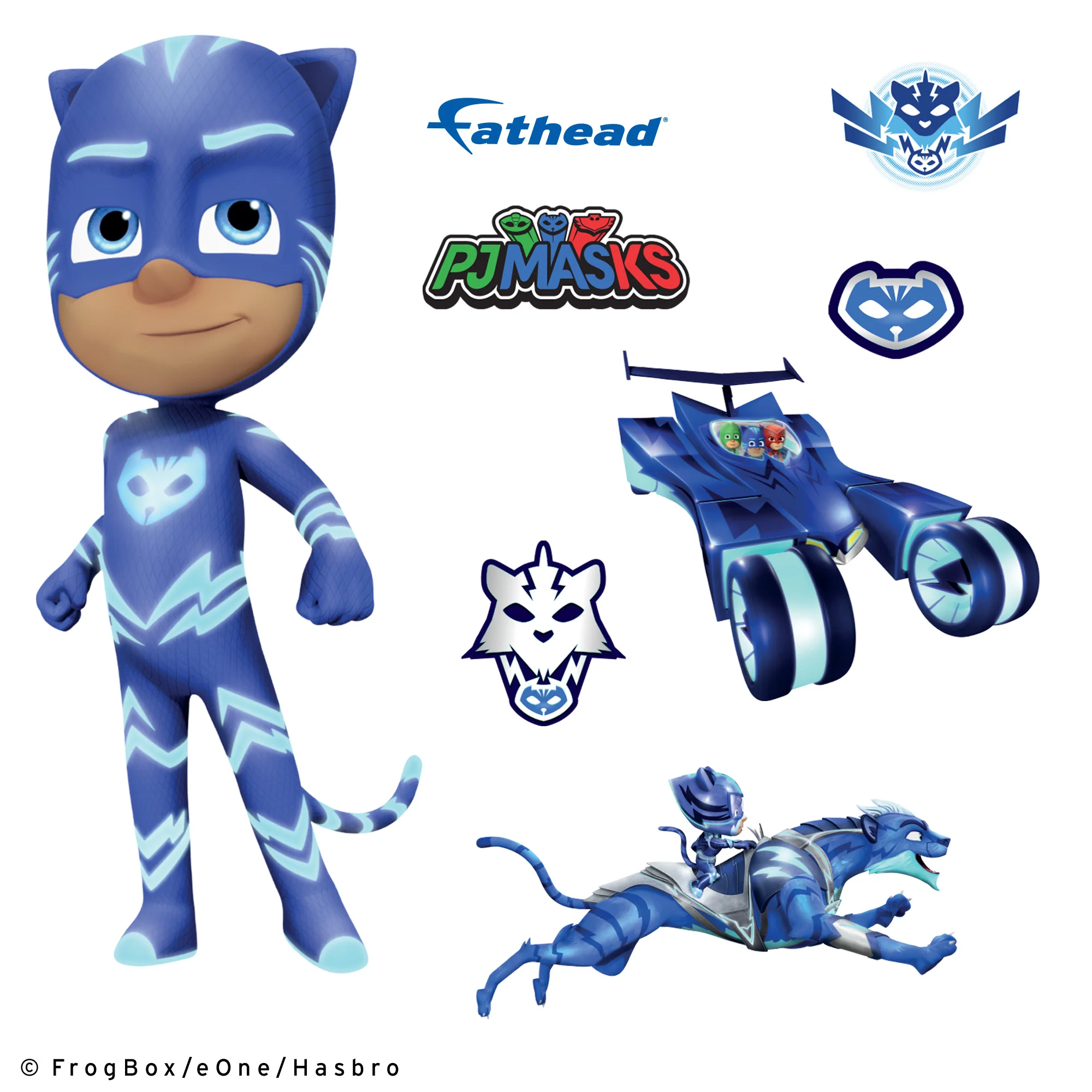 Catboy - PJ Masks - RealBig Collection - Official Hasbro - Reusable Vinyl Wall Decals #1 - Image 2