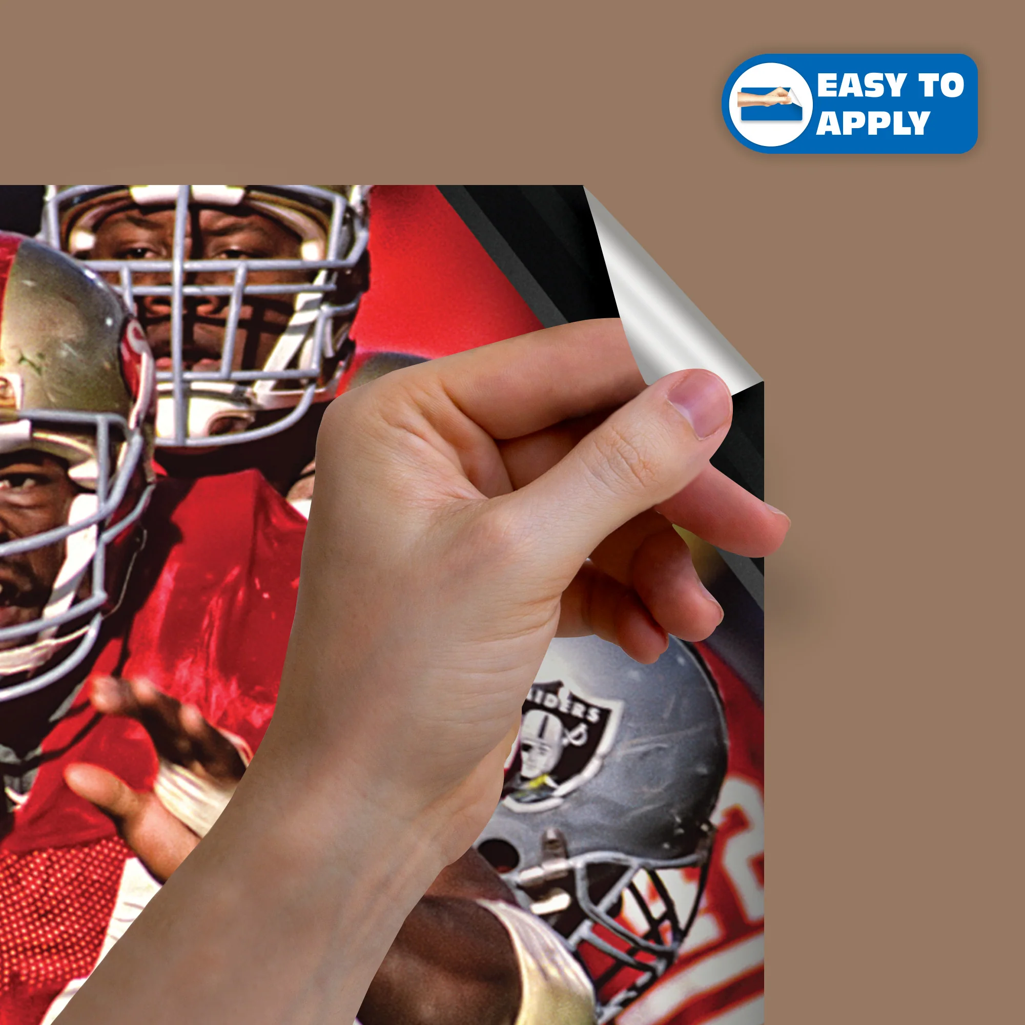 Charles Haley Legend - RealBig Collection - Official NFL - San Francisco 49ers - Reusable Vinyl Wall Decals - Image 4