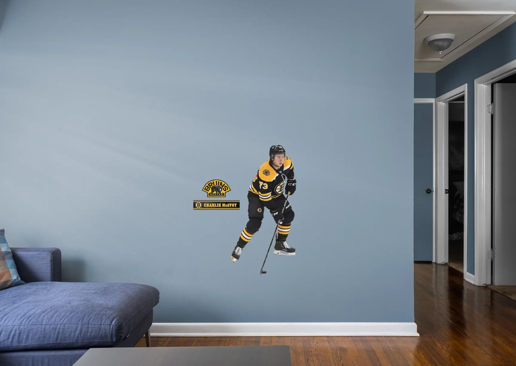 Charlie McAvoy - RealBig Collection - Official NHL - Boston Bruins - Reusable Vinyl Wall Decals #1 - Image 3