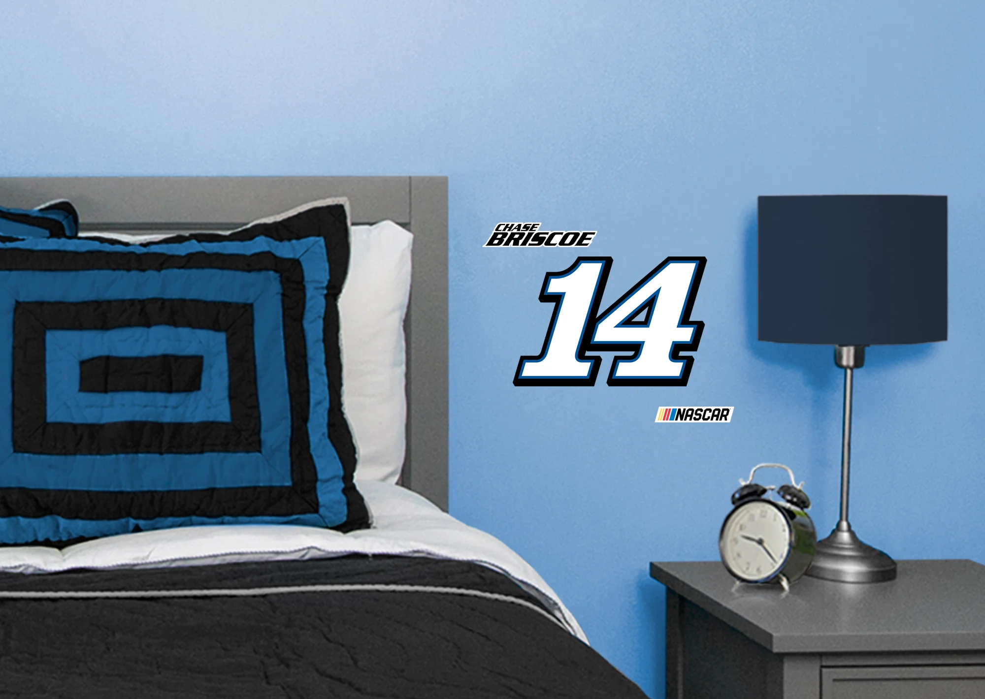 Chase Briscoe #14 Logo - RealBig Collection - Official NASCAR - Reusable Vinyl Wall Decals - Image 3