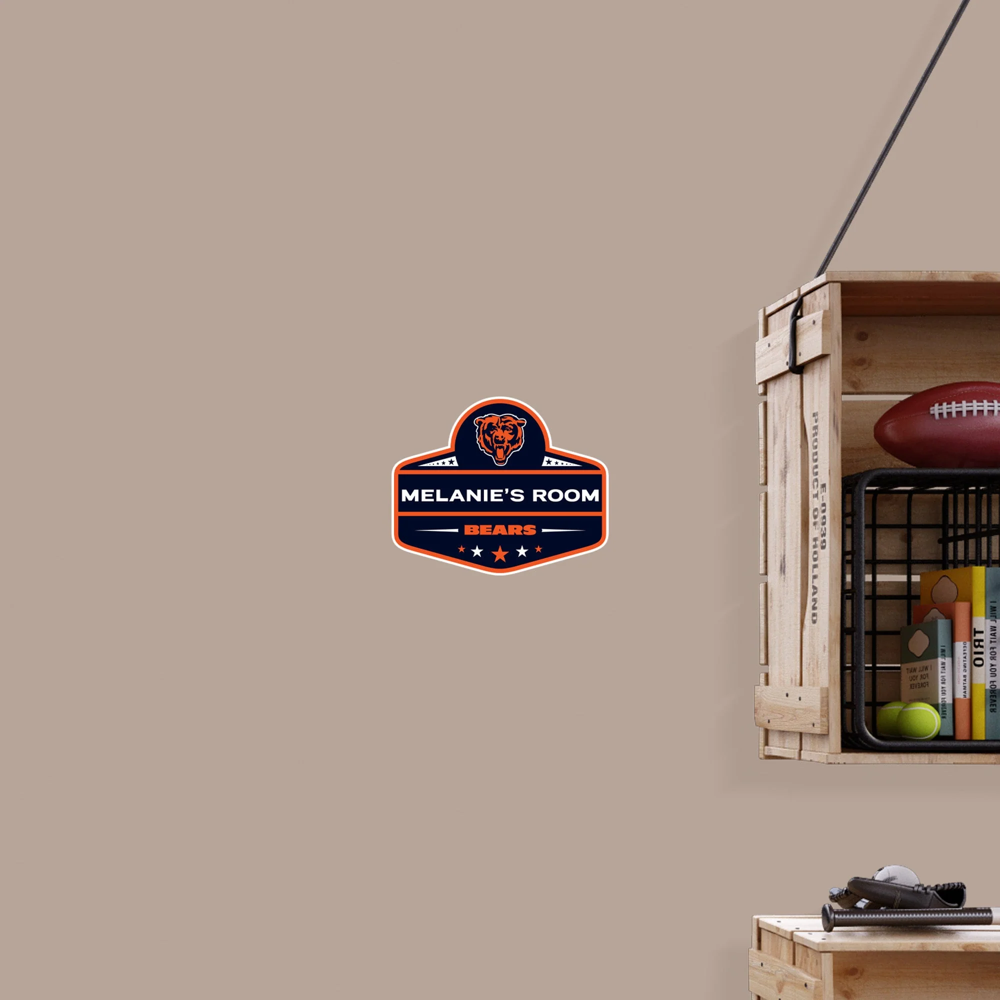 Chicago Bears - Badge - With Personalized Name - Official NFL - Reusable Vinyl Transfer Decal - Image 5