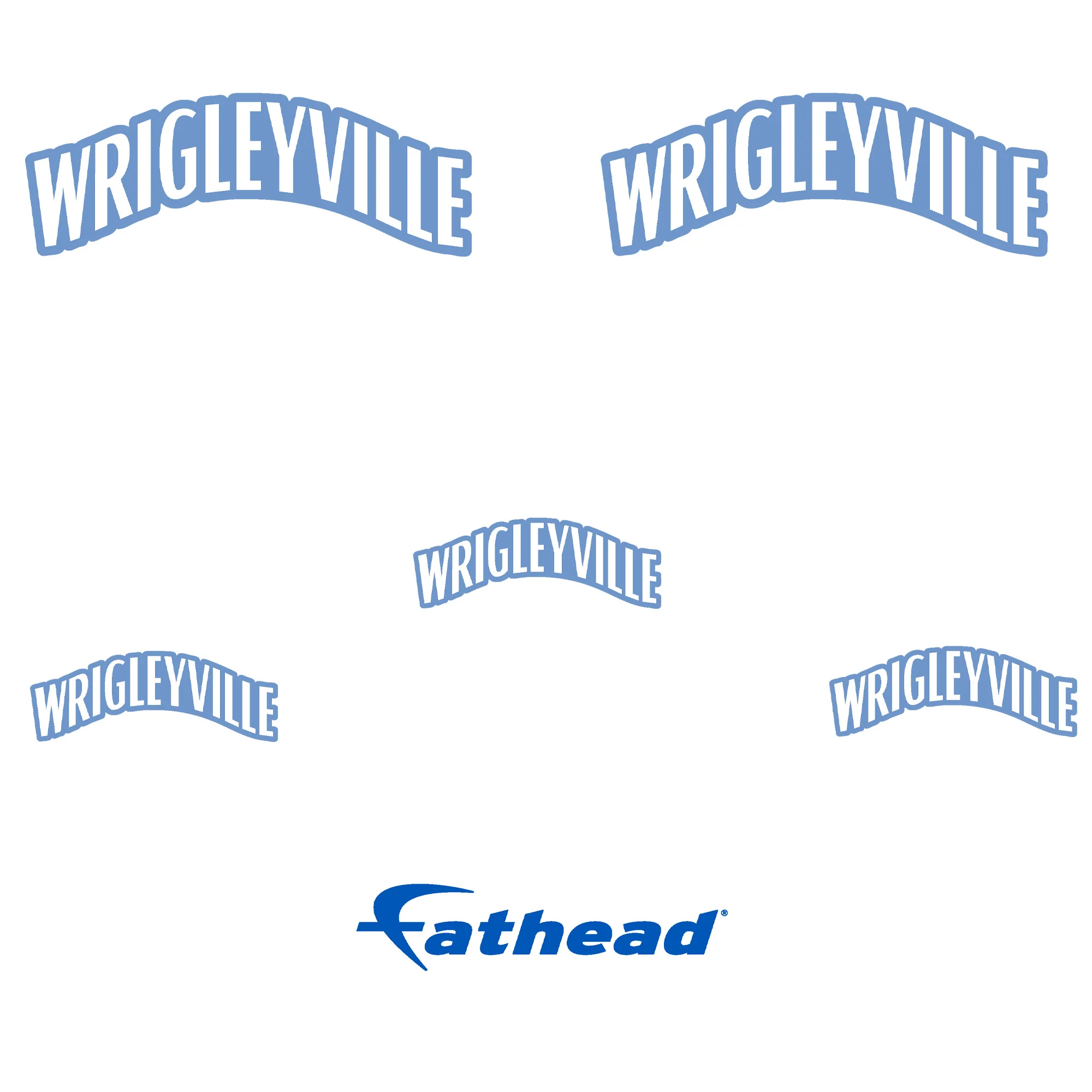 Chicago Cubs - 5 Logo Minis (Mixed Sizes) - Official MLB - Wrigleyville City Connect - Reusable Vinyl Decals - Image 3