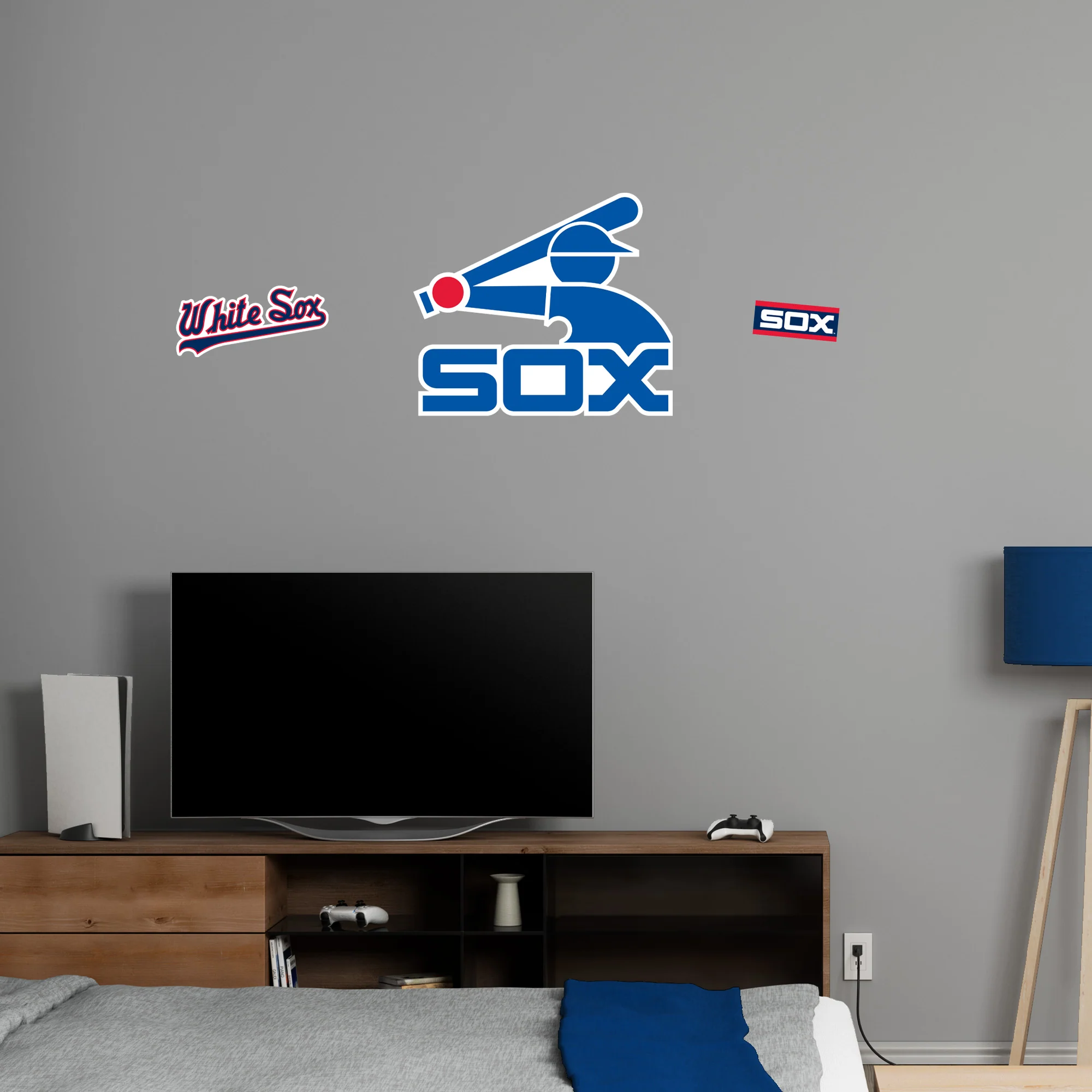 Chicago White Sox - RealBig Classic Logo Collection - Official MLB - Reusable Vinyl Wall Decals - Image 4