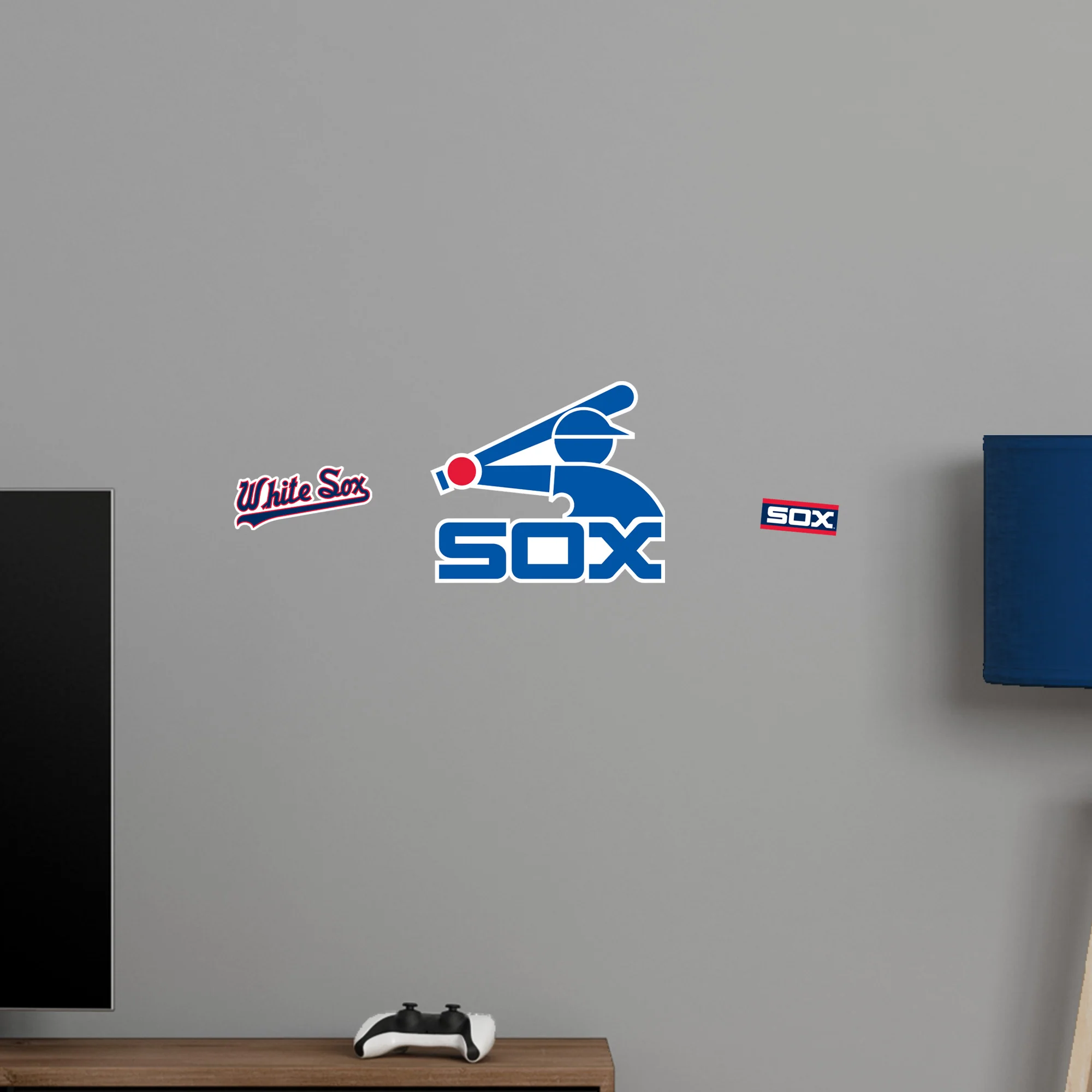 Chicago White Sox - RealBig Classic Logo Collection - Official MLB - Reusable Vinyl Wall Decals - Image 6