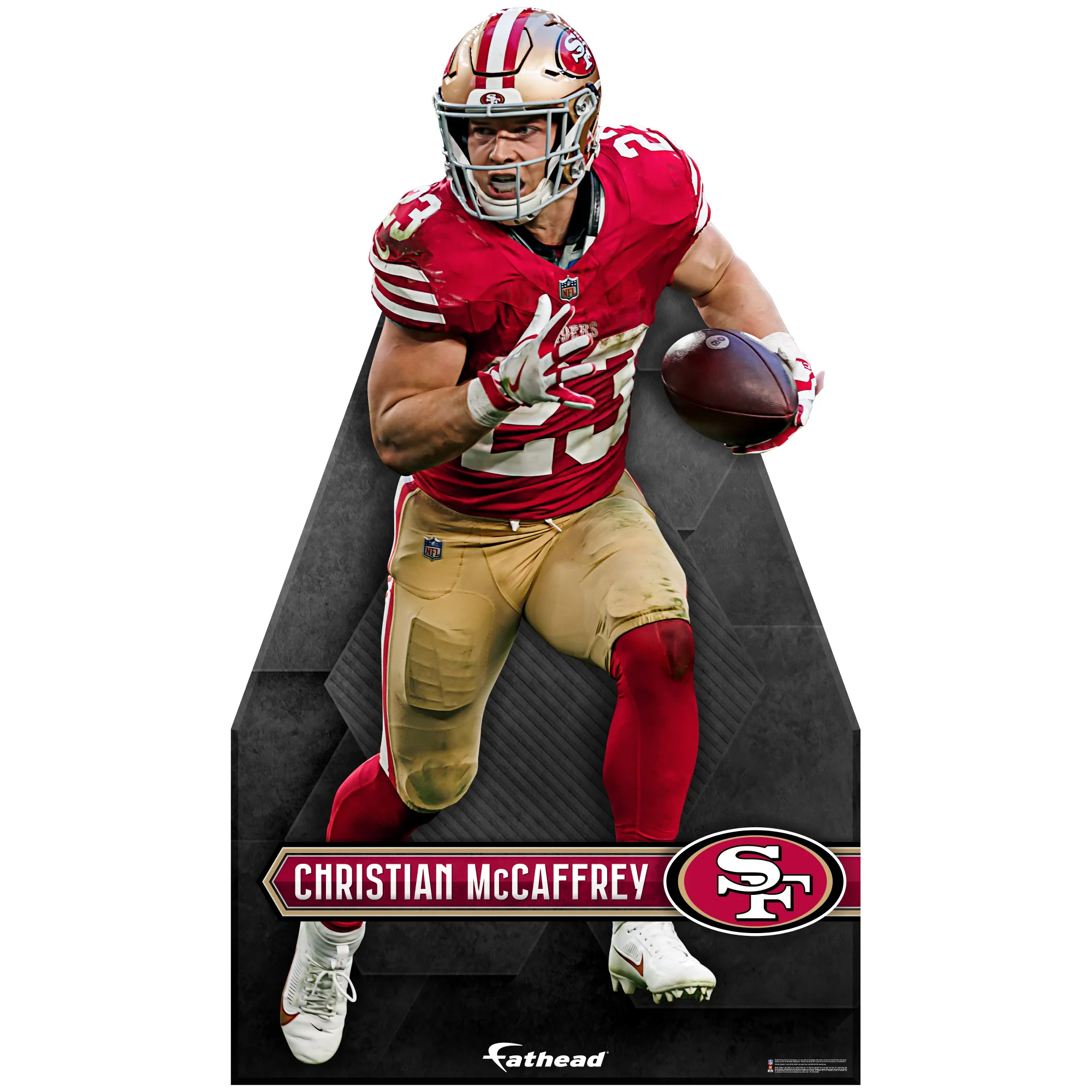 Christian McCaffrey - Life-Size Stand Out - Official NFL - San Francisco 49ers - Foam Core Cutout - Image 2