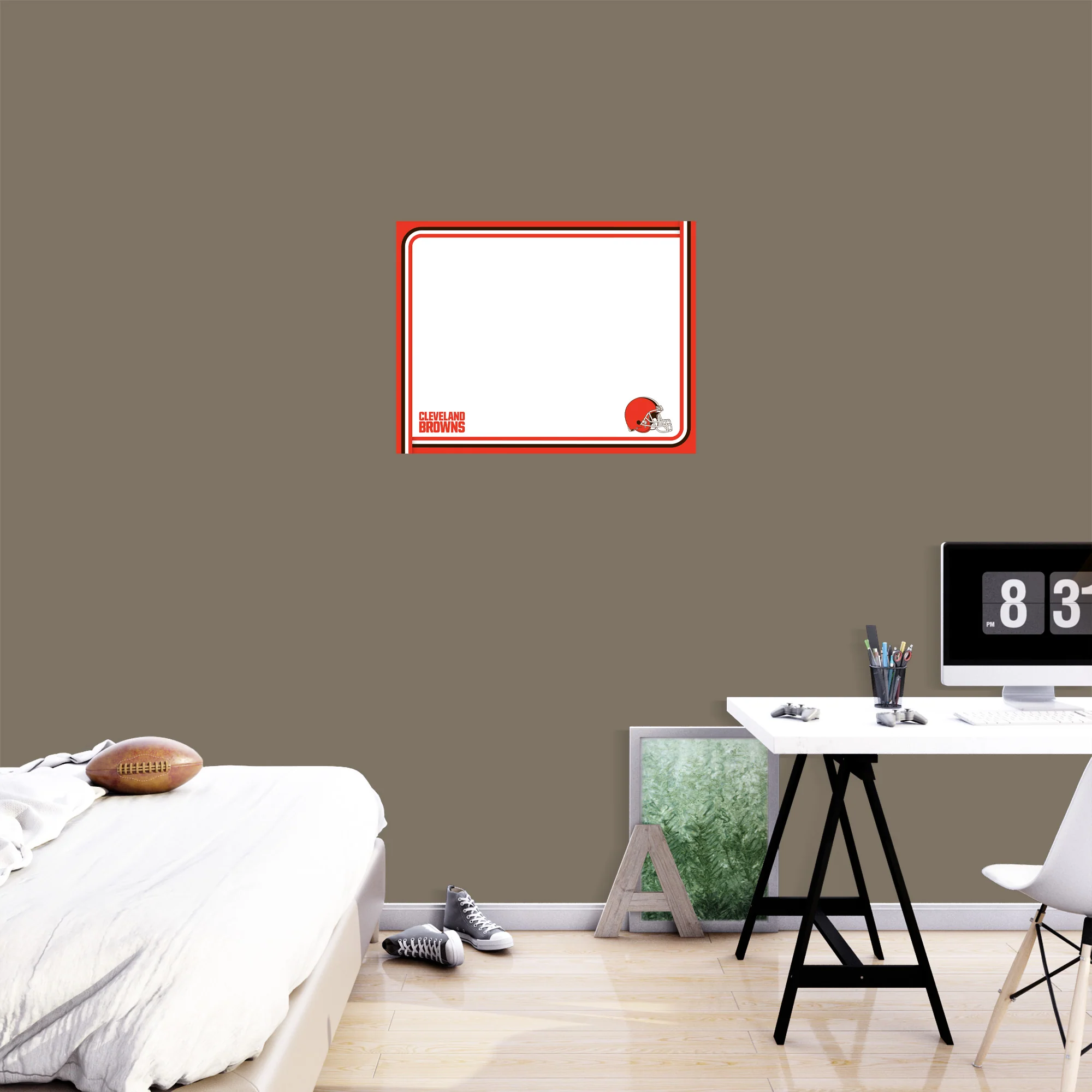 Cleveland Browns - Dry Erase Whiteboard - Official NFL - Reusable Vinyl Wall Decal - Image 5