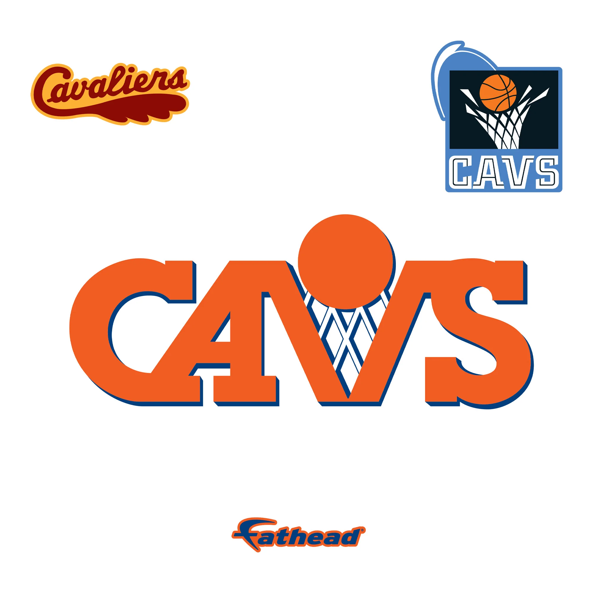 Cleveland Cavaliers - RealBig Classic Logo Collection - Official NBA - Reusable Vinyl Wall Decals - Image 6