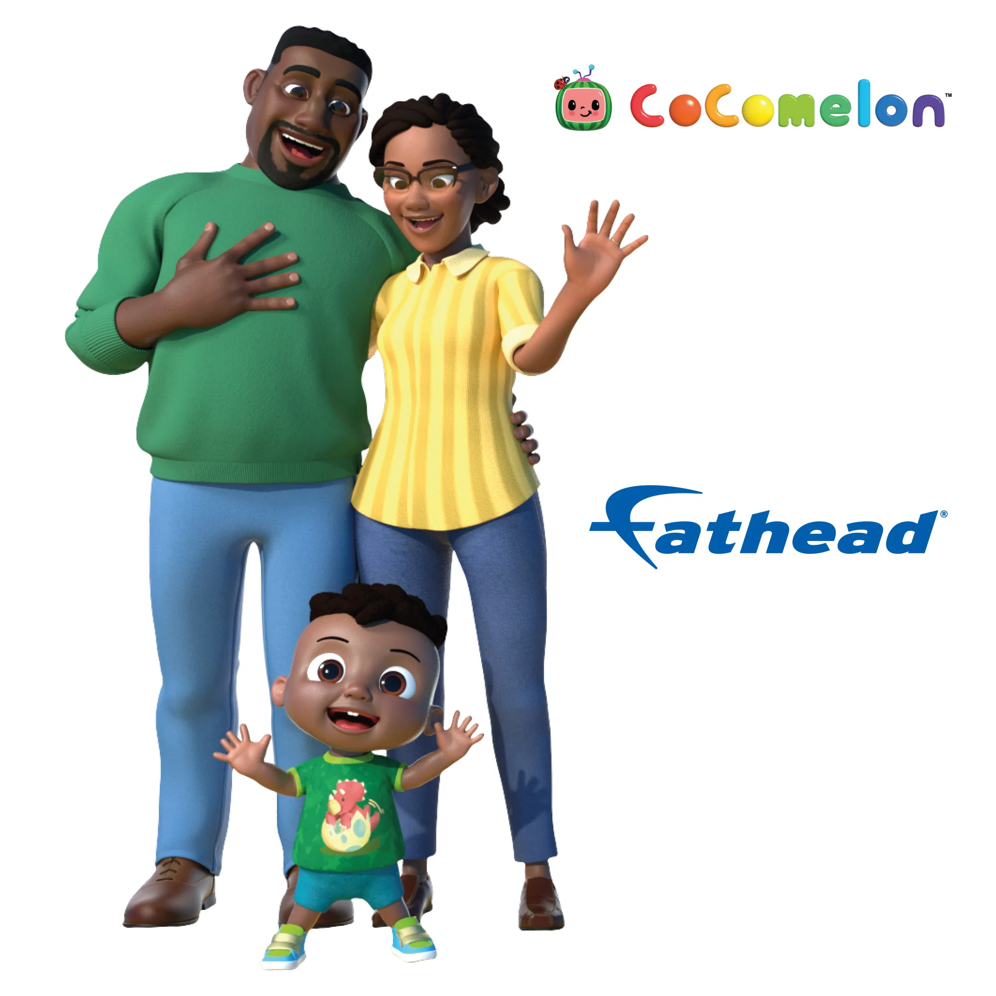 Cody & Family - RealBig Collection - Official CoComelon - Reusable Vinyl Wall Decals - Image 3
