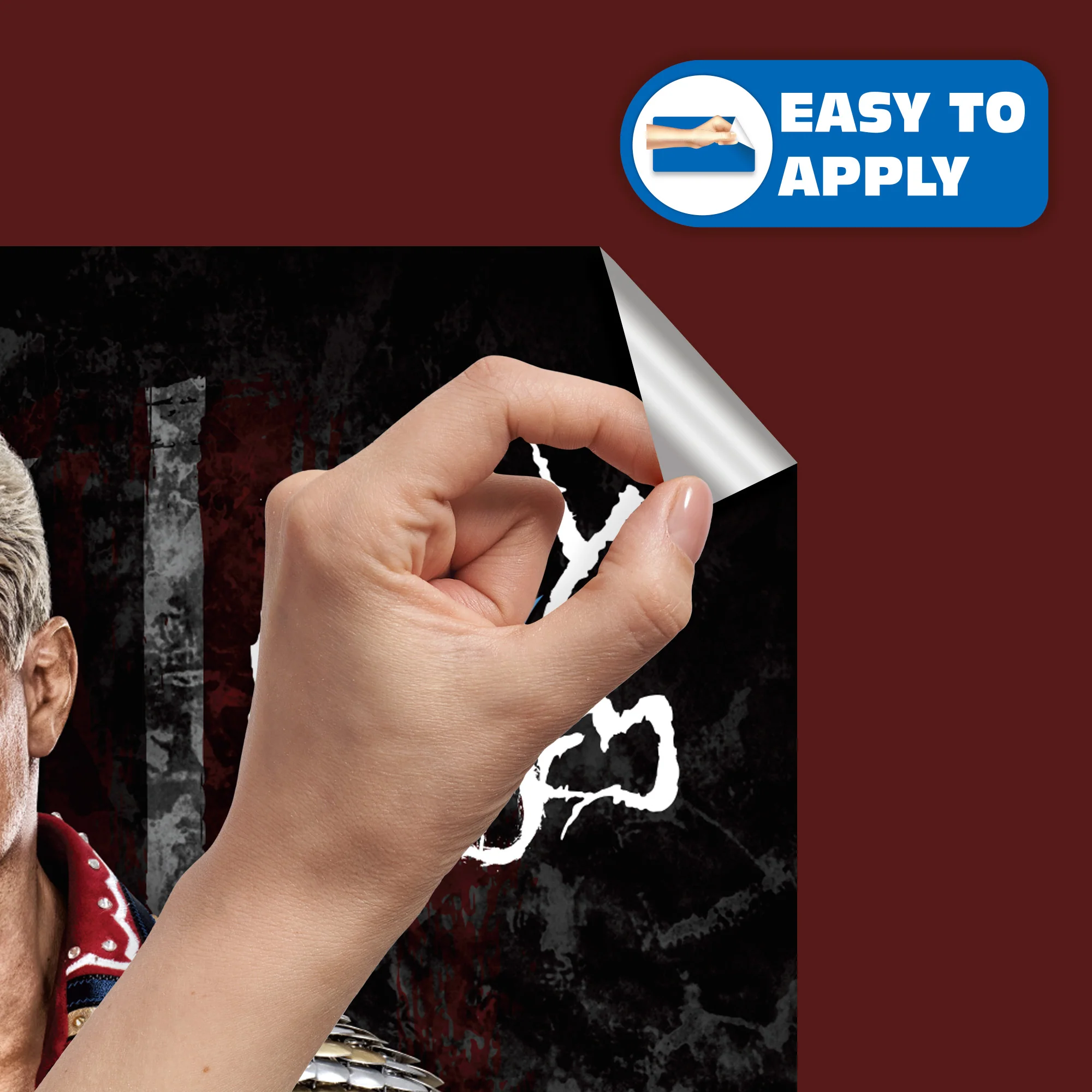 Cody Rhodes - RealBig Collection - Official WWE - Reusable Vinyl Wall Decals #2 - Image 4