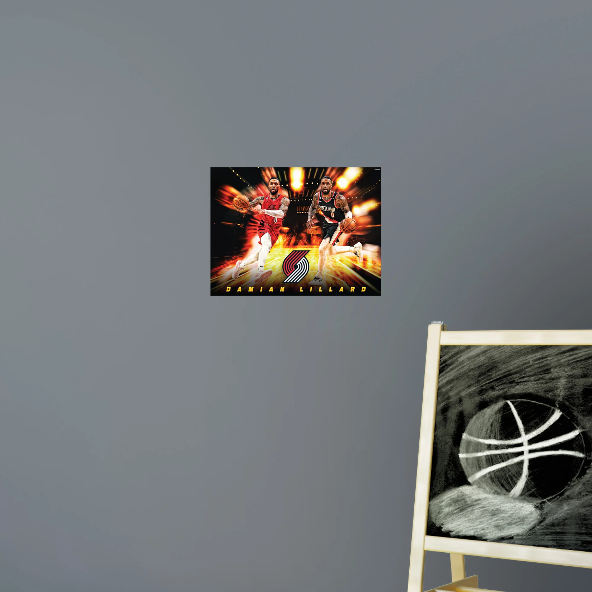 Damian Lillard - Icon Series - Peel & Stick Poster - Official NBA - Portland Trail Blazers - Reusable Vinyl Wall Decal - Image 7