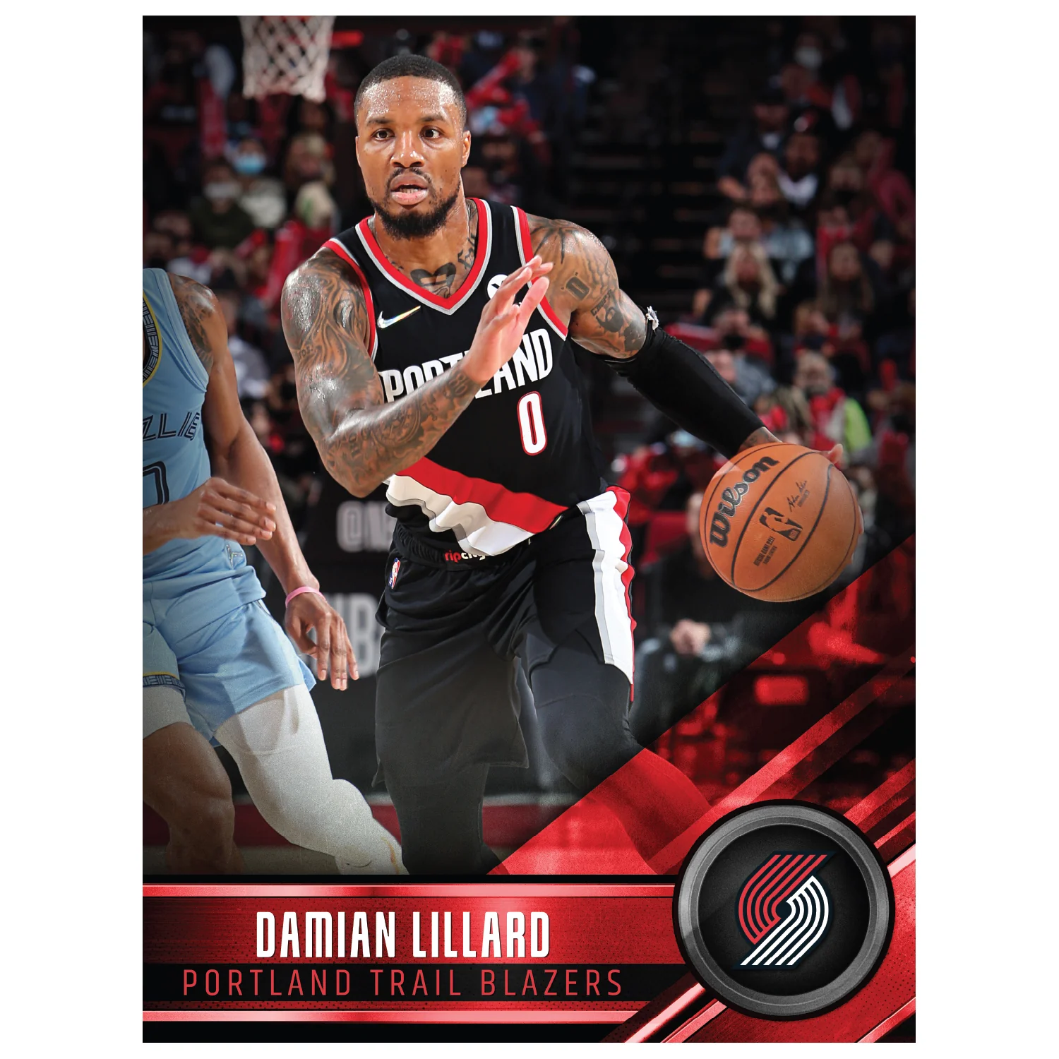 Damian Lillard - Peel & Stick Poster - Official NBA - Portland Trail Blazers - Reusable Vinyl Wall Decal