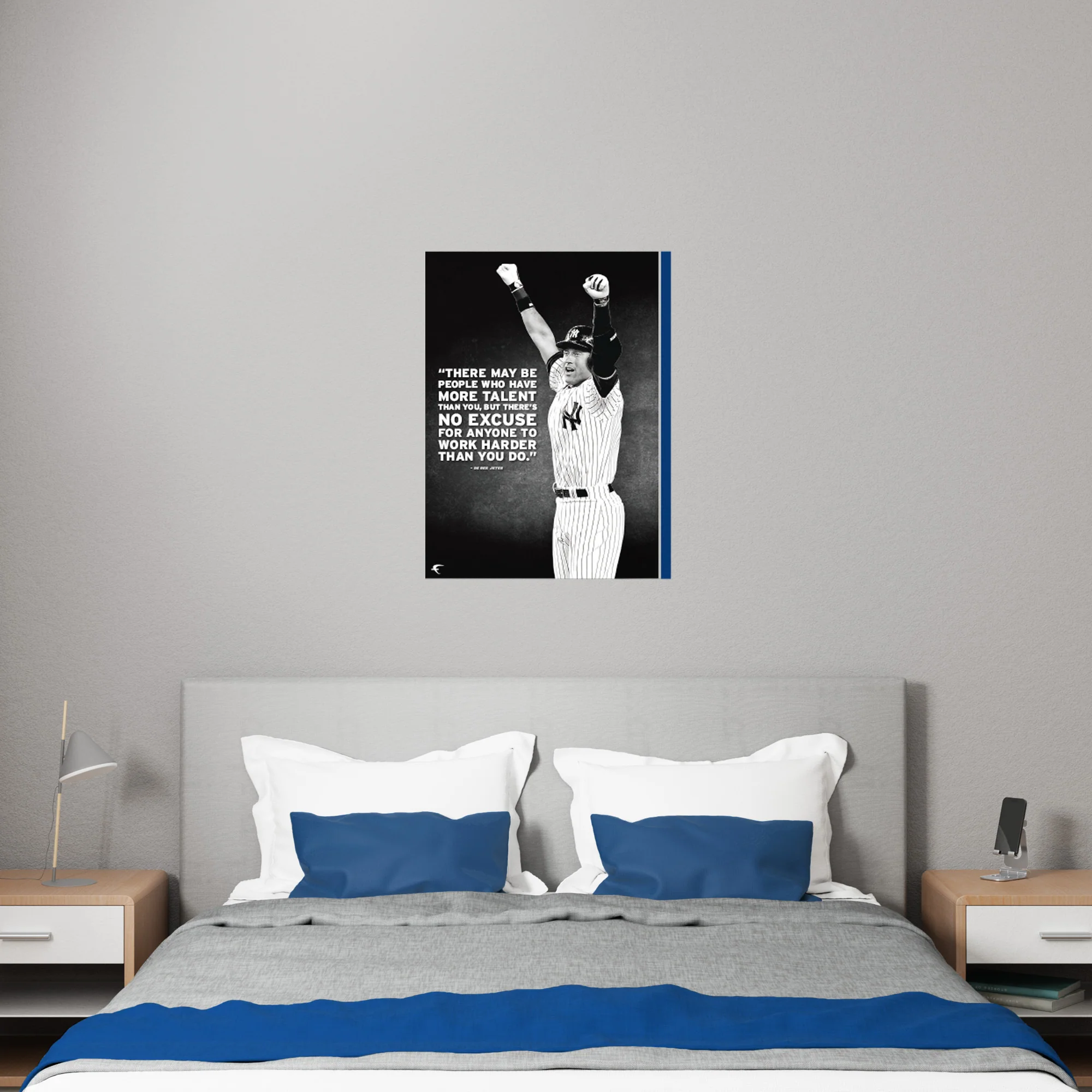 Derek Jeter - Inspirational - Peel & Stick Poster - Official MLB - New York Yankees - Reusable Vinyl Wall Decal #1 - Image 7