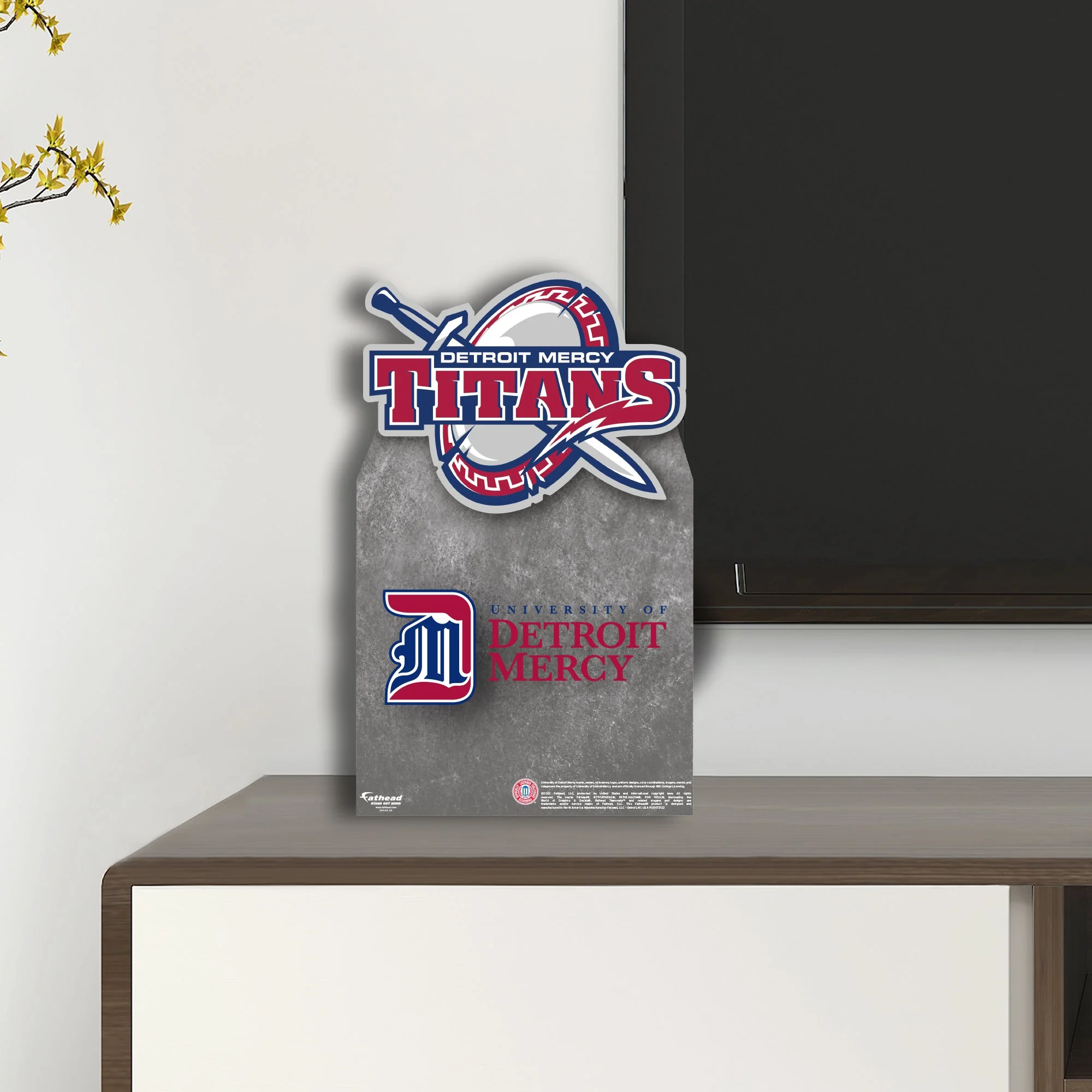 Detroit Mercy Titans - Mini Stand Out - Official NCAA - Cardstock Cutout - Image 2